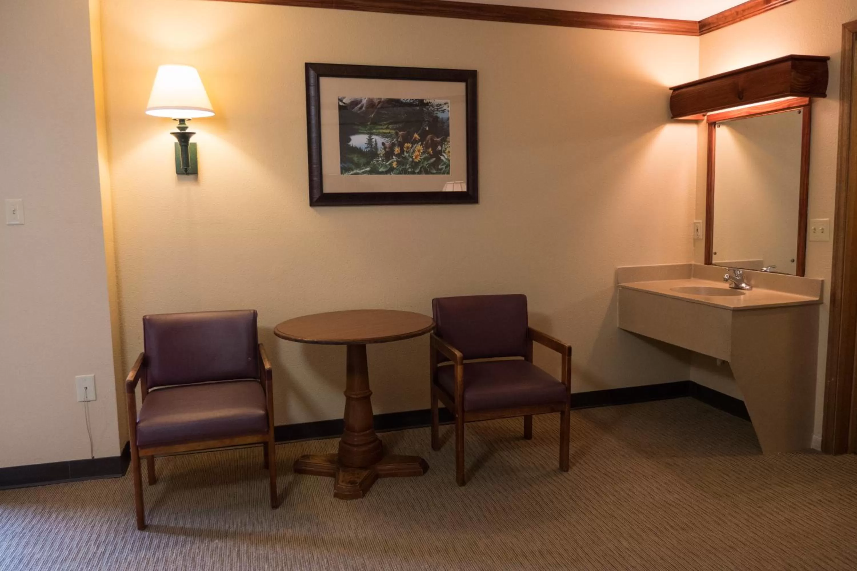 Seating area in Wild Bear Inn