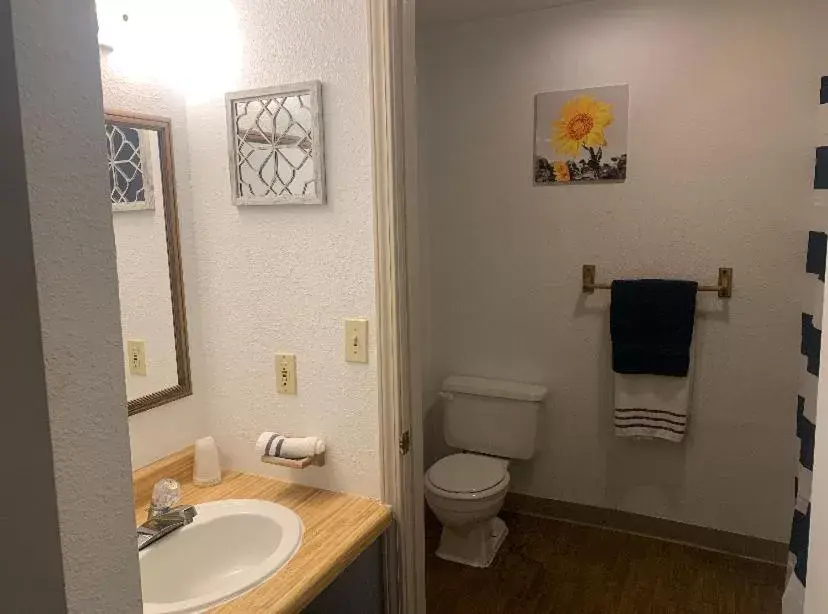 Bathroom in Brownsville Motel