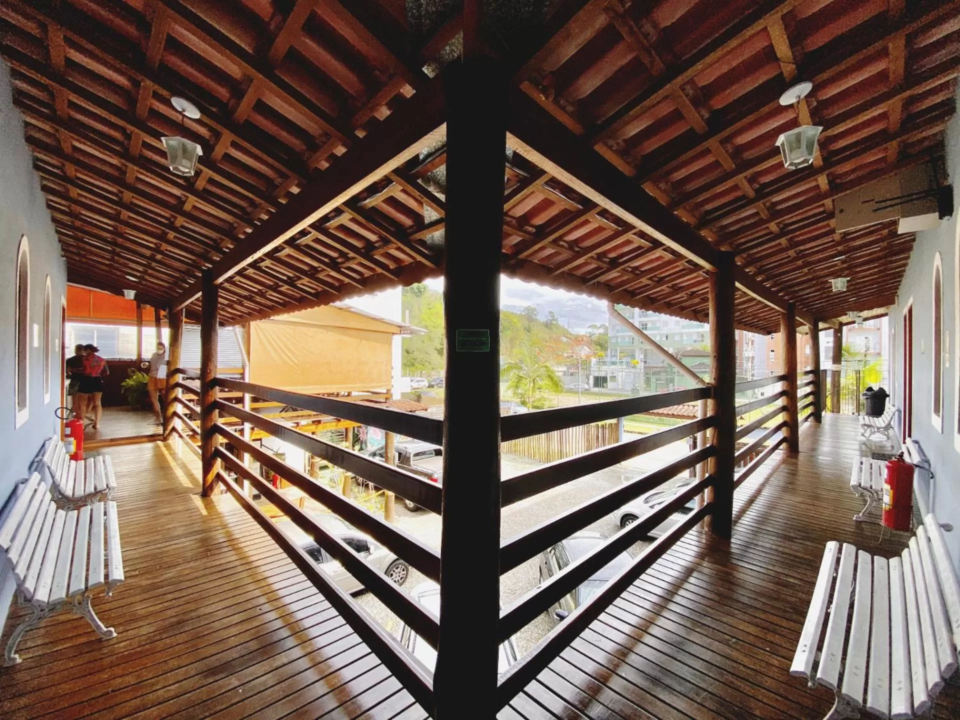 Balcony/Terrace in Beija Flor Pousada