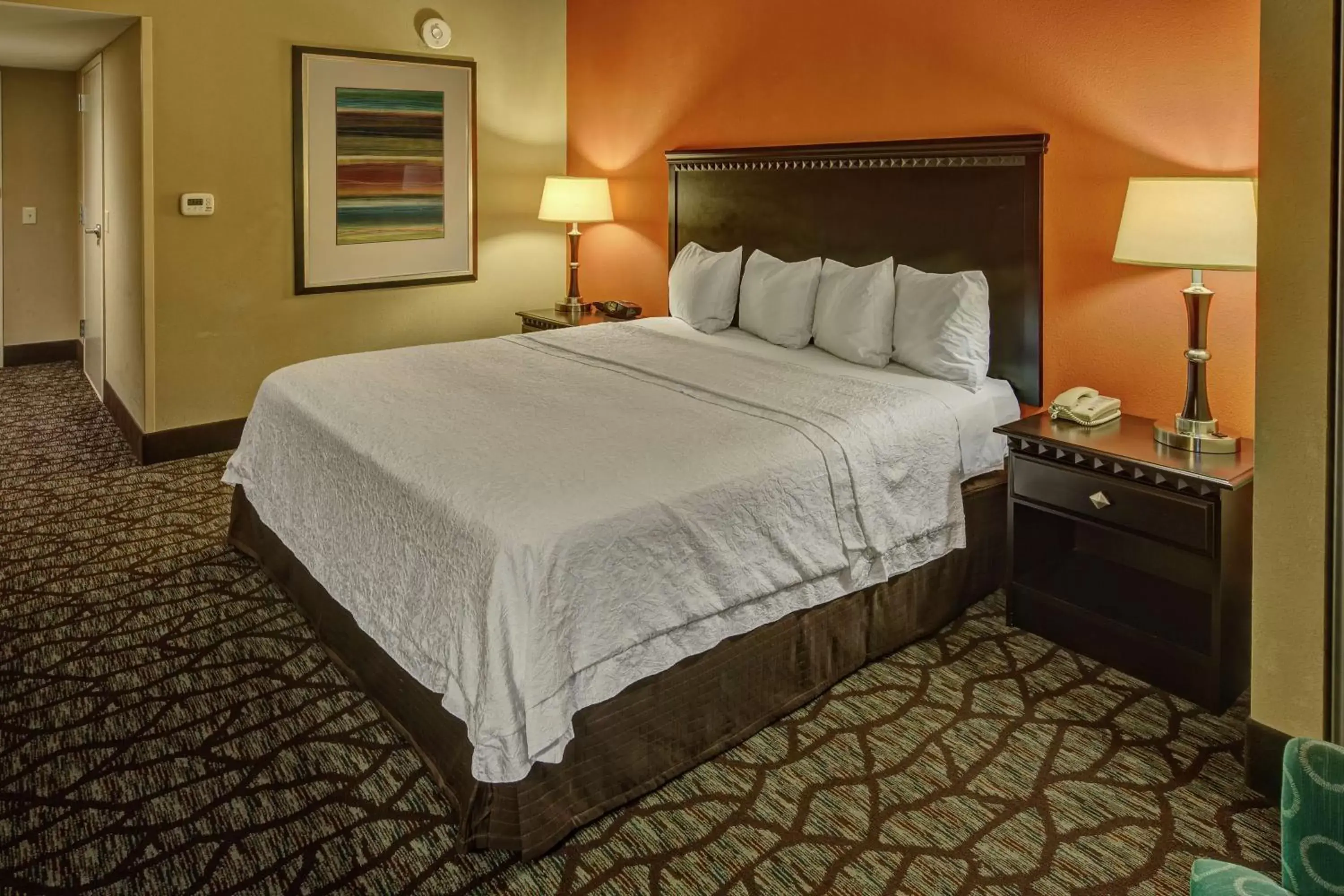 Photo of the whole room, Bed in Hampton Inn Asheville-Tunnel Road