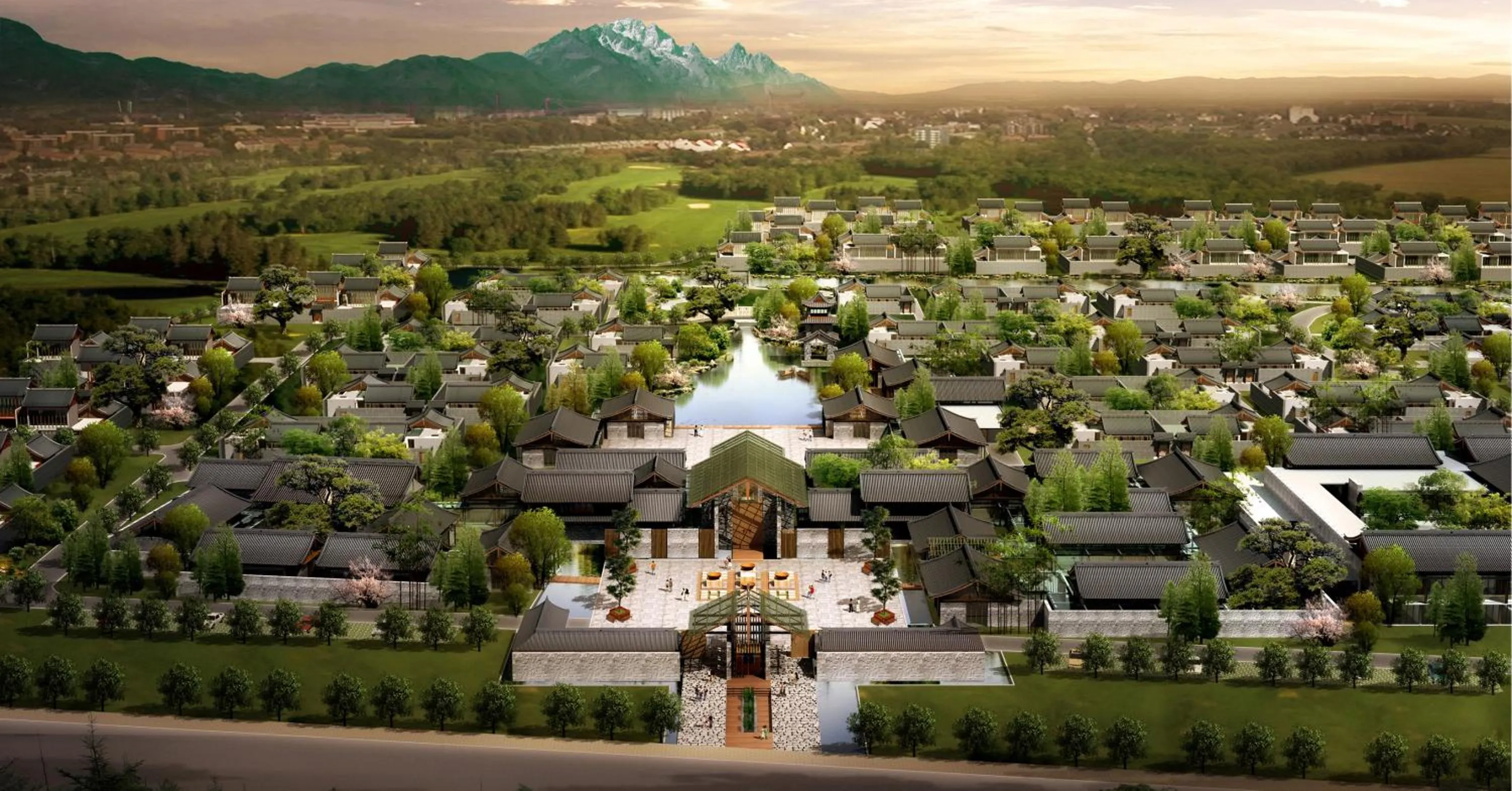 City view in Pullman Lijiang Resort & Spa