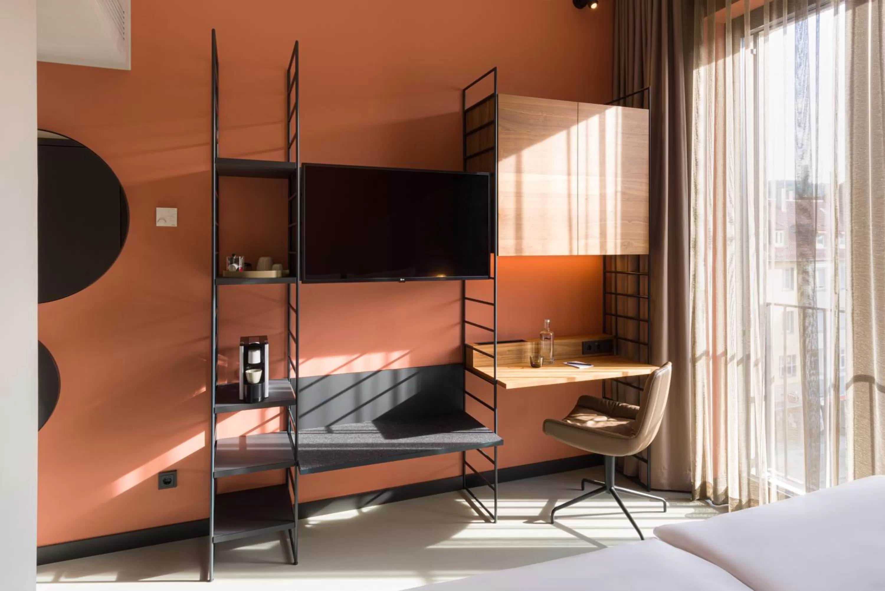 TV and multimedia, Bed in EmiLu Design Hotel