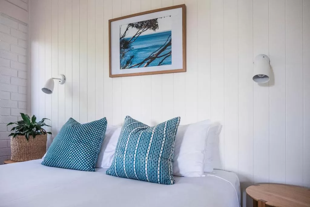 Bed in Mollymook Seascape Motel and Apartments