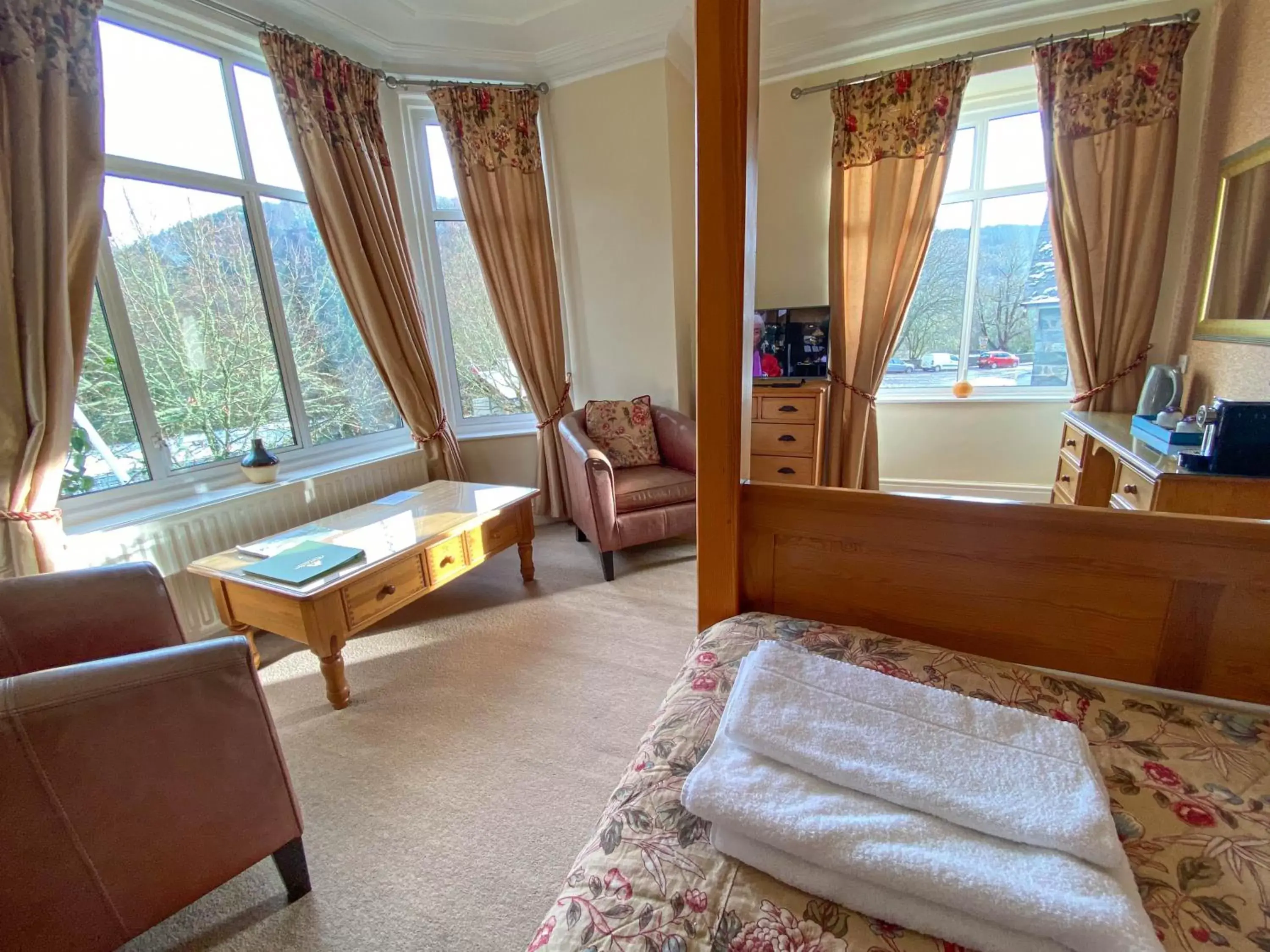 Seating Area in Glan Aber Hotel