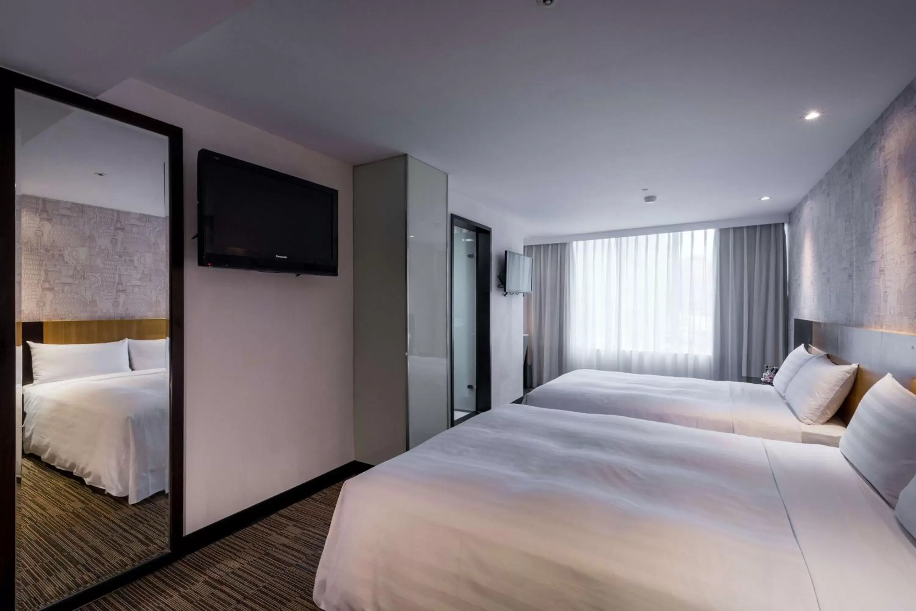 Bed in 台北碧瑤飯店 Hotel B Bed in 台北碧瑤飯店 Hotel B