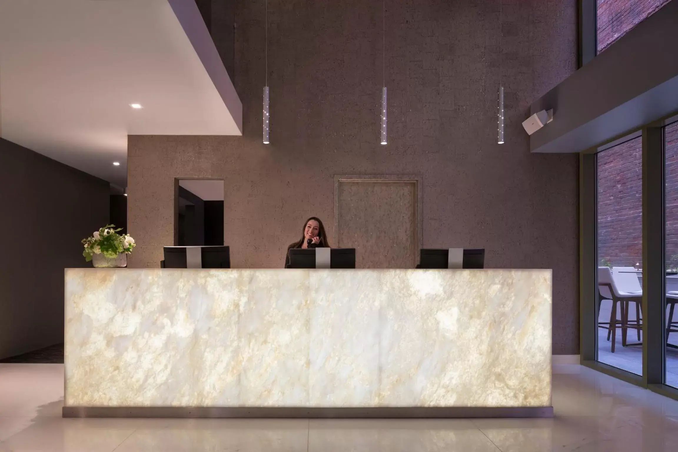 Lobby or reception in Hotel Via Lobby or reception in Hotel Via