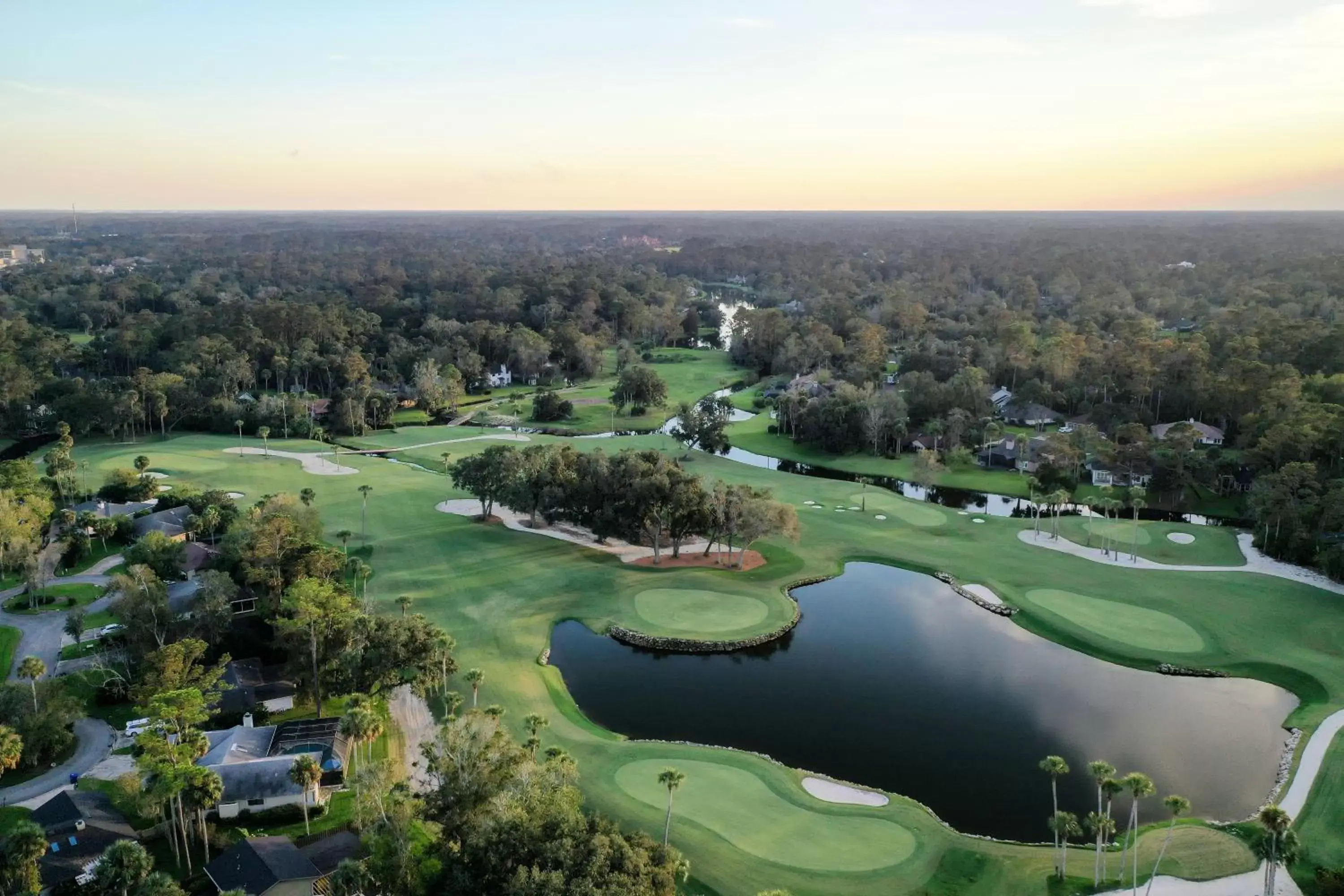 Golfcourse, Bird's-eye View in Sawgrass Marriott Golf Resort & Spa