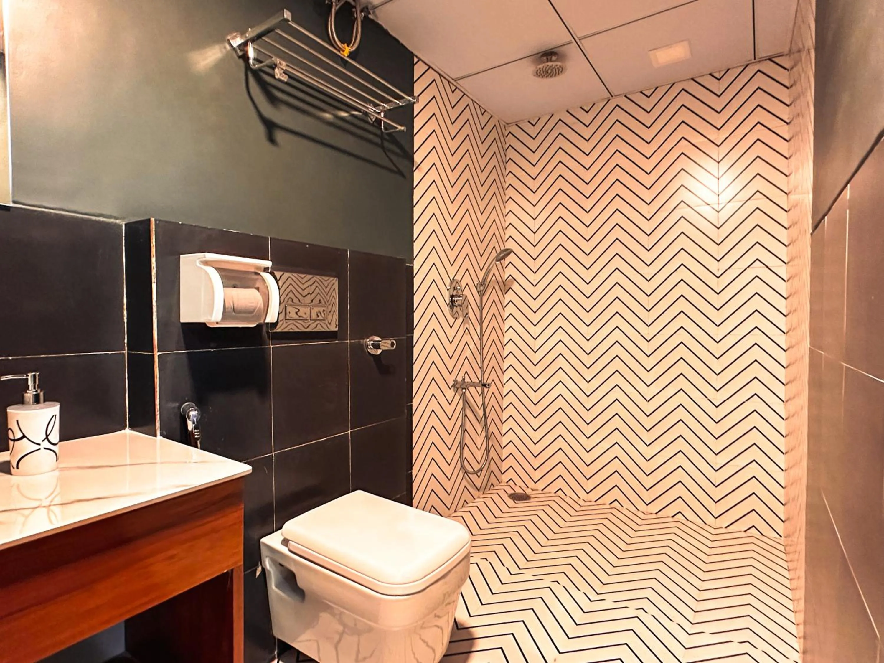 Shower in Hoztel Jaipur