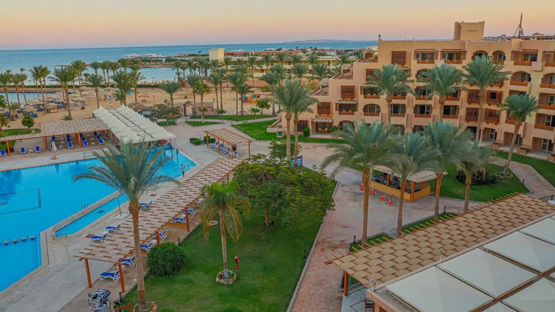 Property building, Pool View in Continental Hotel Hurghada