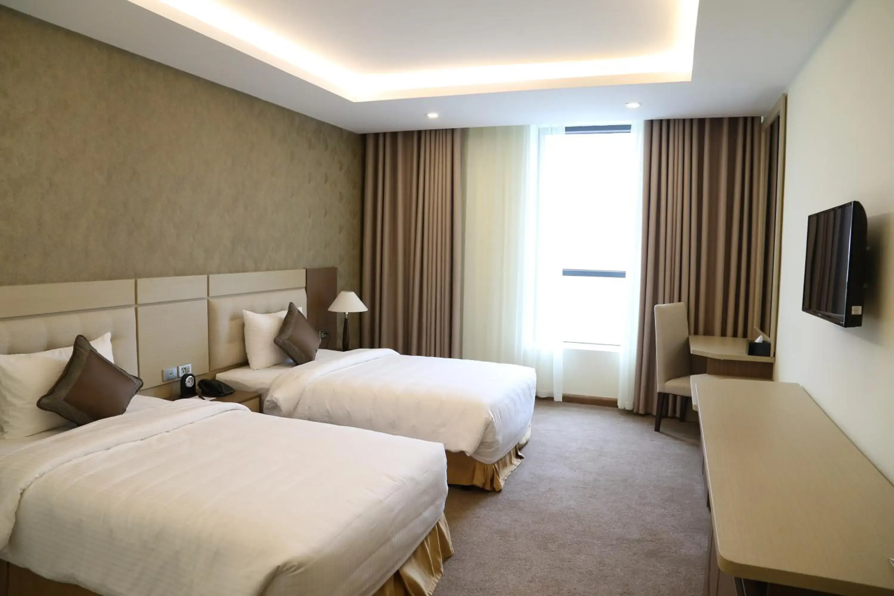 Bedroom, Bed in Muong Thanh Thanh Hoa Hotel
