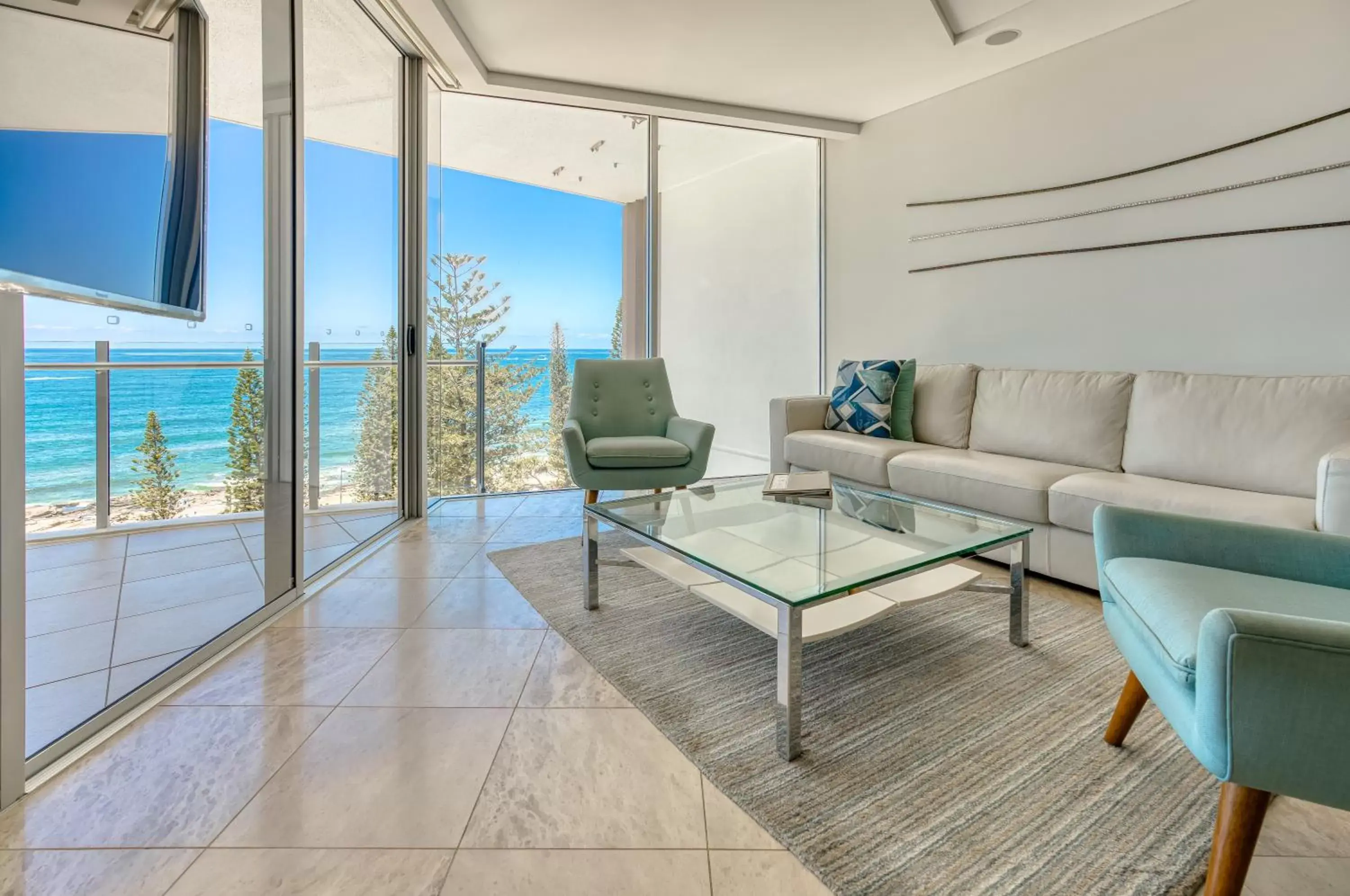 Living room, Seating Area in Oceans Mooloolaba