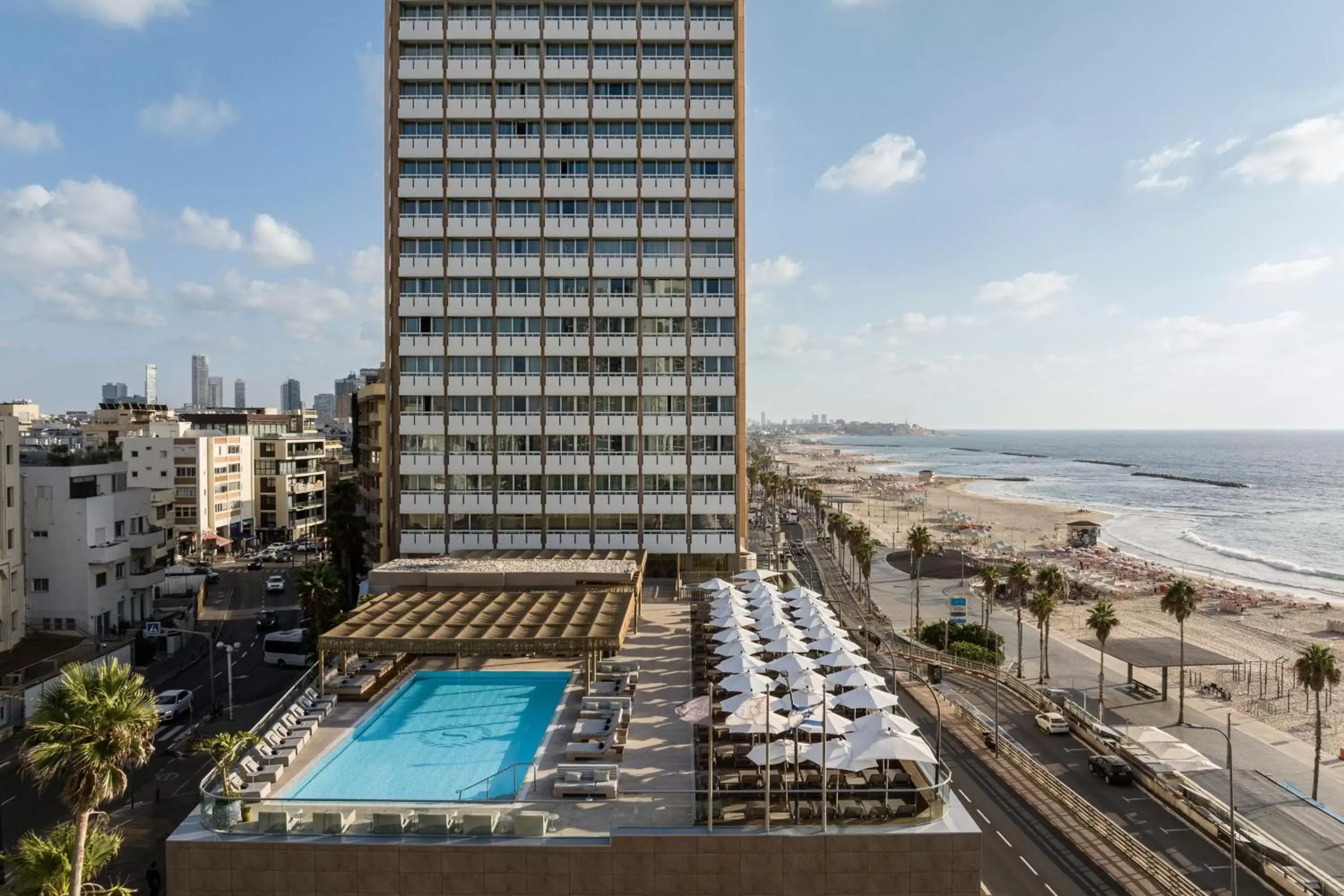 Swimming pool, Pool View in Sheraton Grand Tel Aviv