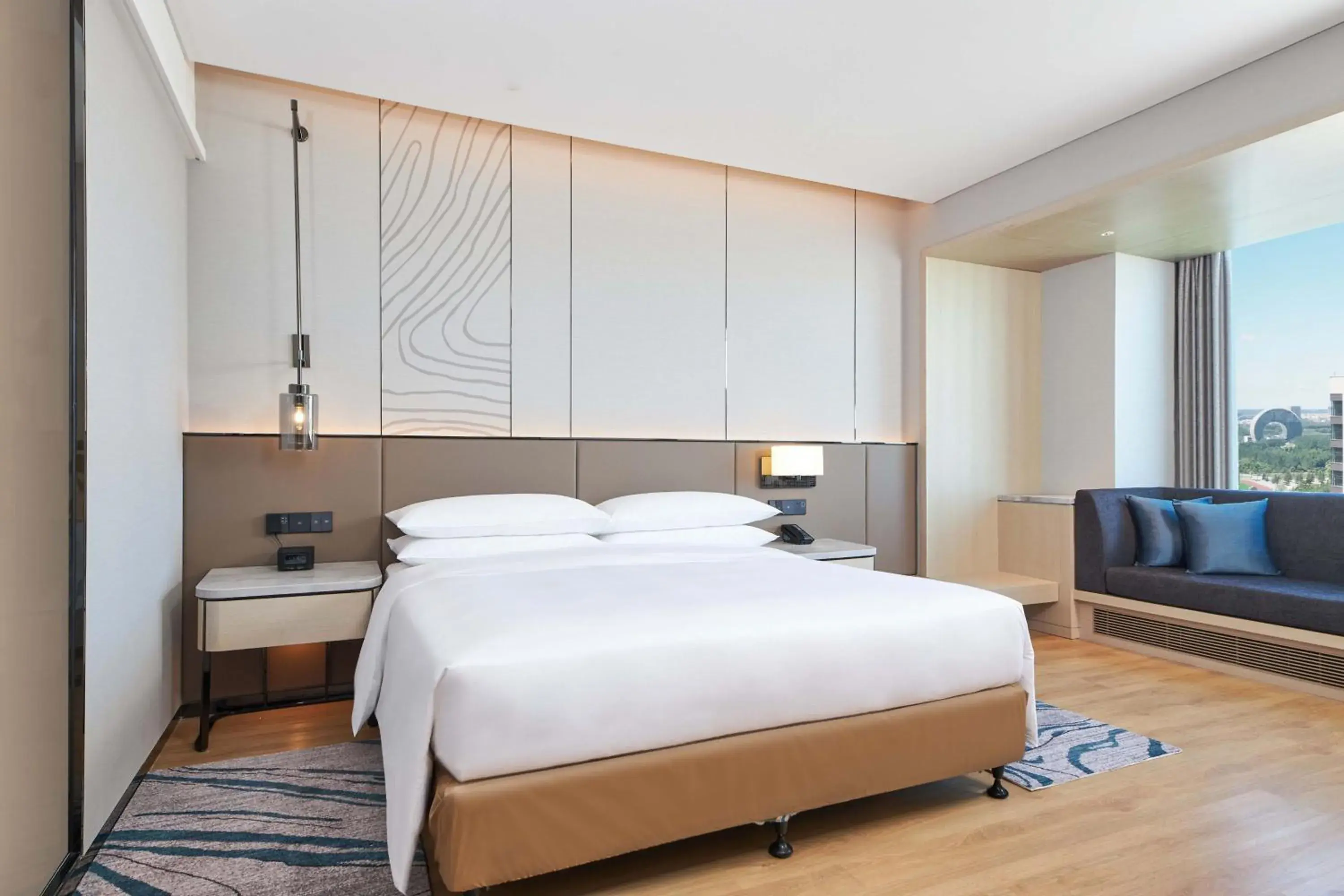 Photo of the whole room, Bed in Courtyard by Marriott Changchun