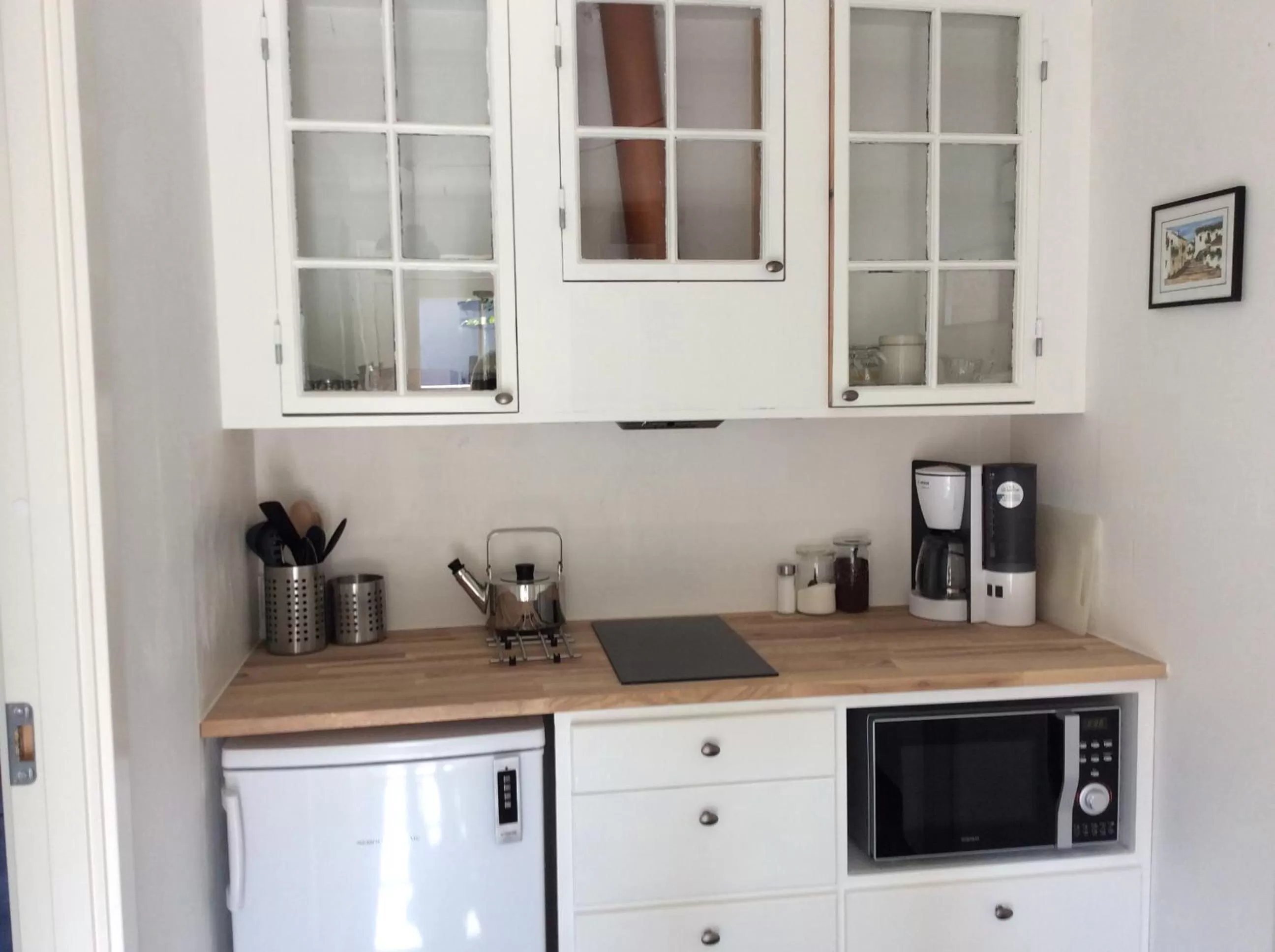 Kitchen or kitchenette in Marielyst B&B - Apartments