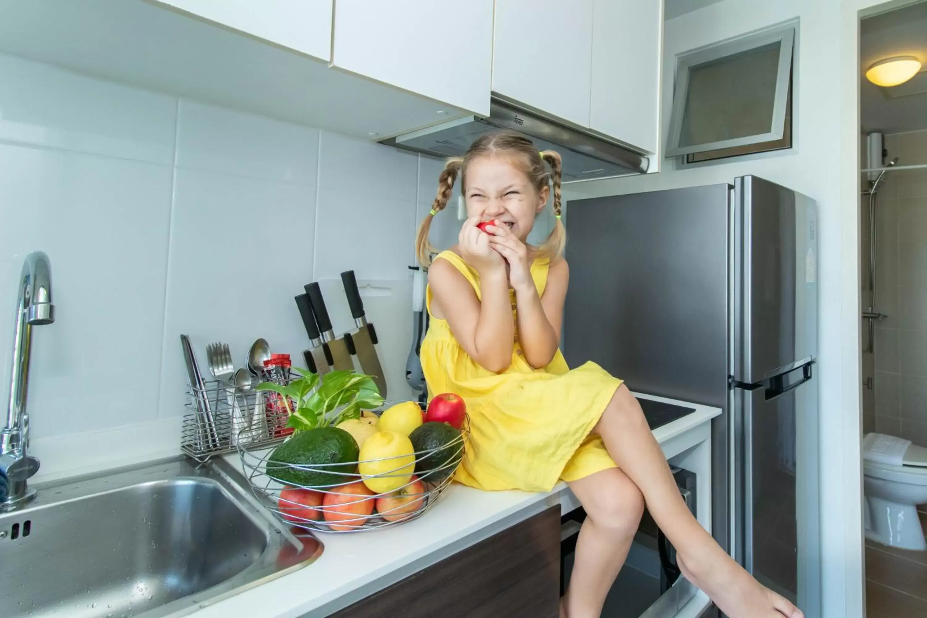 kitchen in First Choice Suites SHA Plus Extra