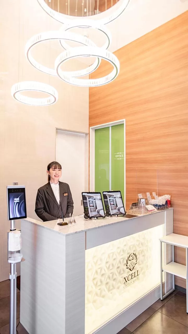 Lobby or reception in Hotel Xcell Hiroshima Nagarekawa