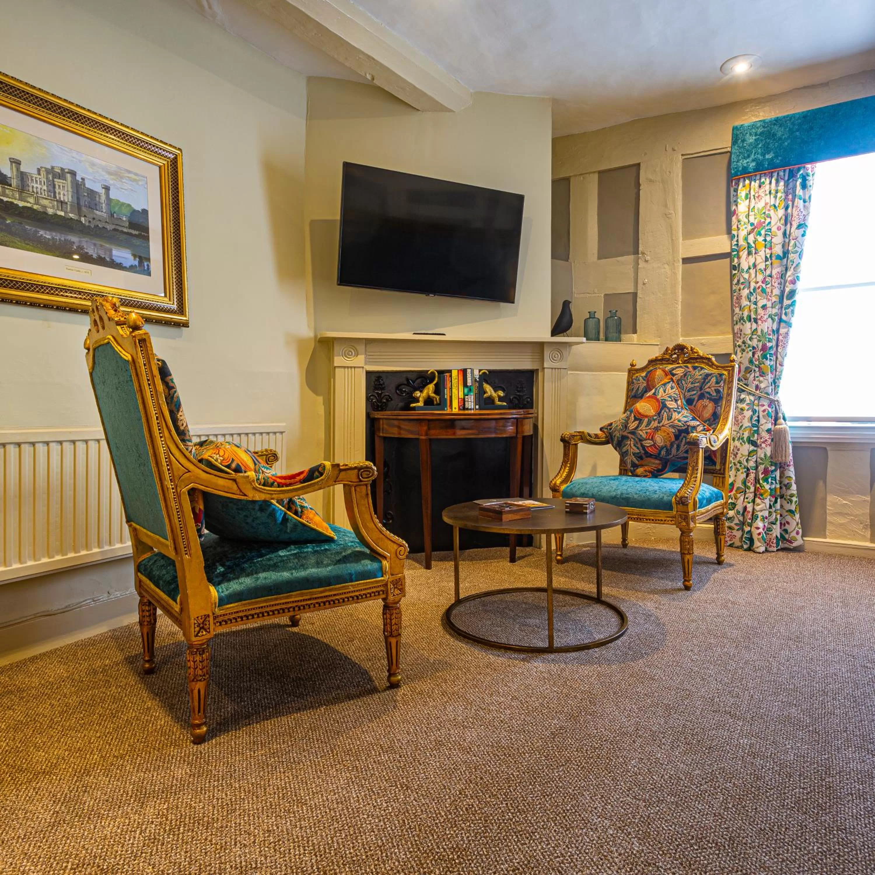 Seating area in The Feathers Hotel, Ledbury - The Coaching Inn Group