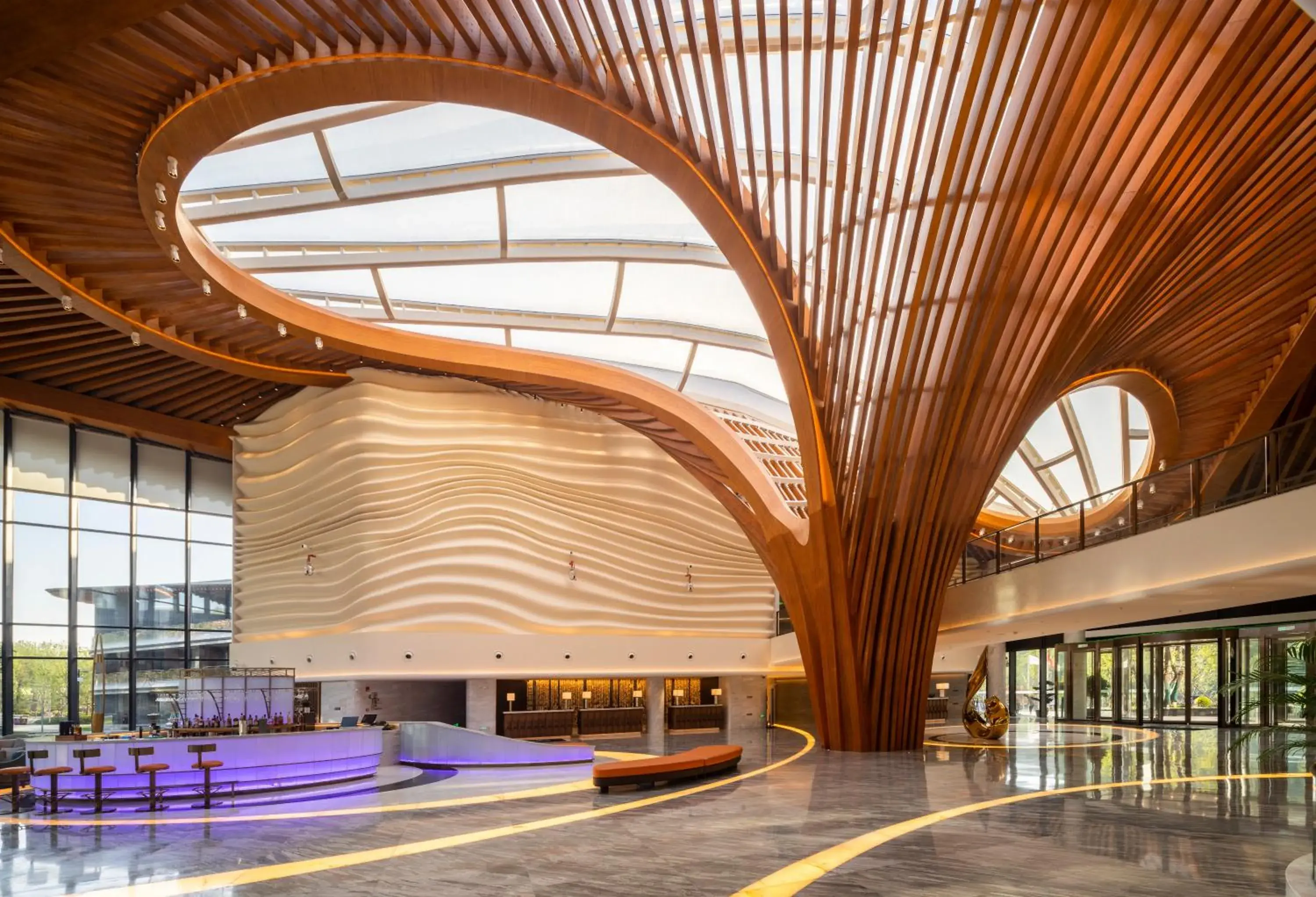 Lobby or reception in Radisson Collection Resort Nanjing