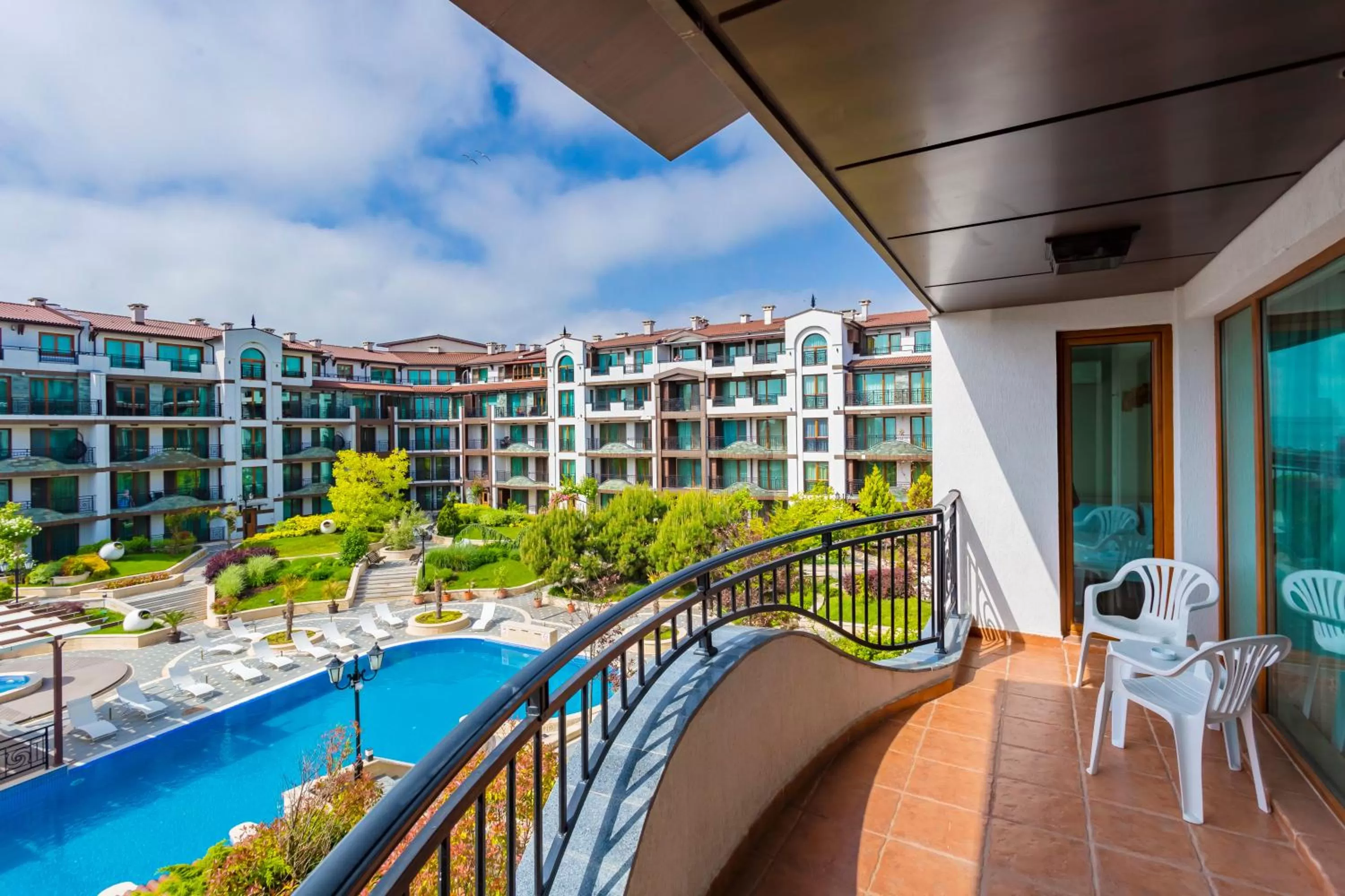 Balcony/Terrace in Rose Gardens Apart Hotel