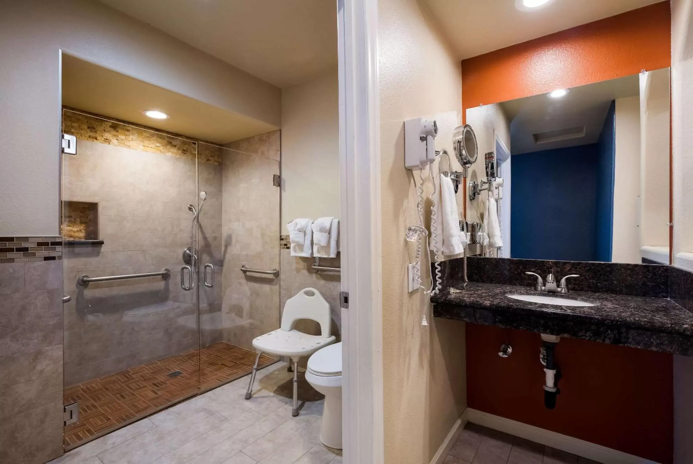 Shower, Bathroom in Rodeway Inn near Coachella