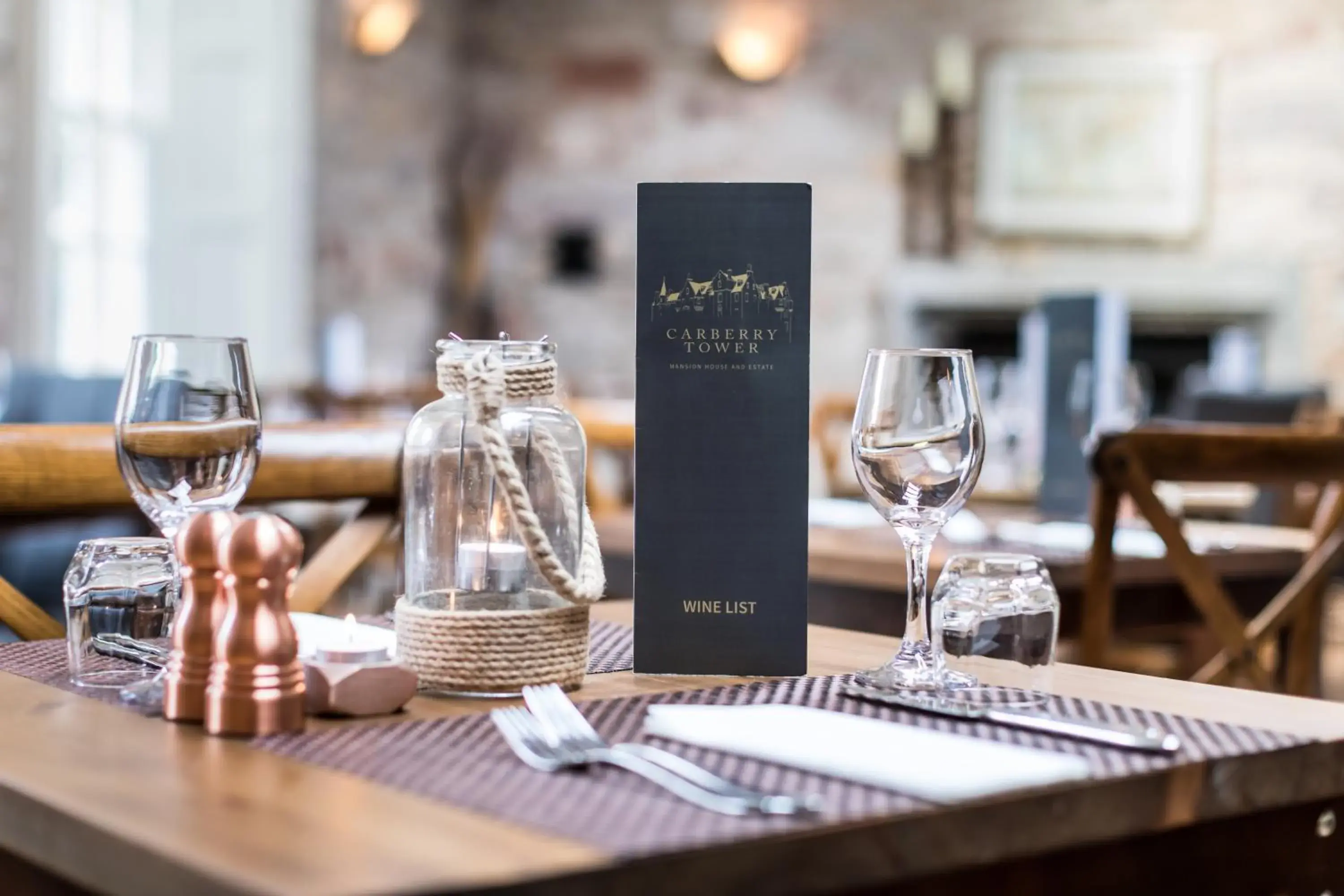 Restaurant/places to eat in Carberry Tower Mansion House and Estate Restaurant/places to eat in Carberry Tower Mansion House and Estate