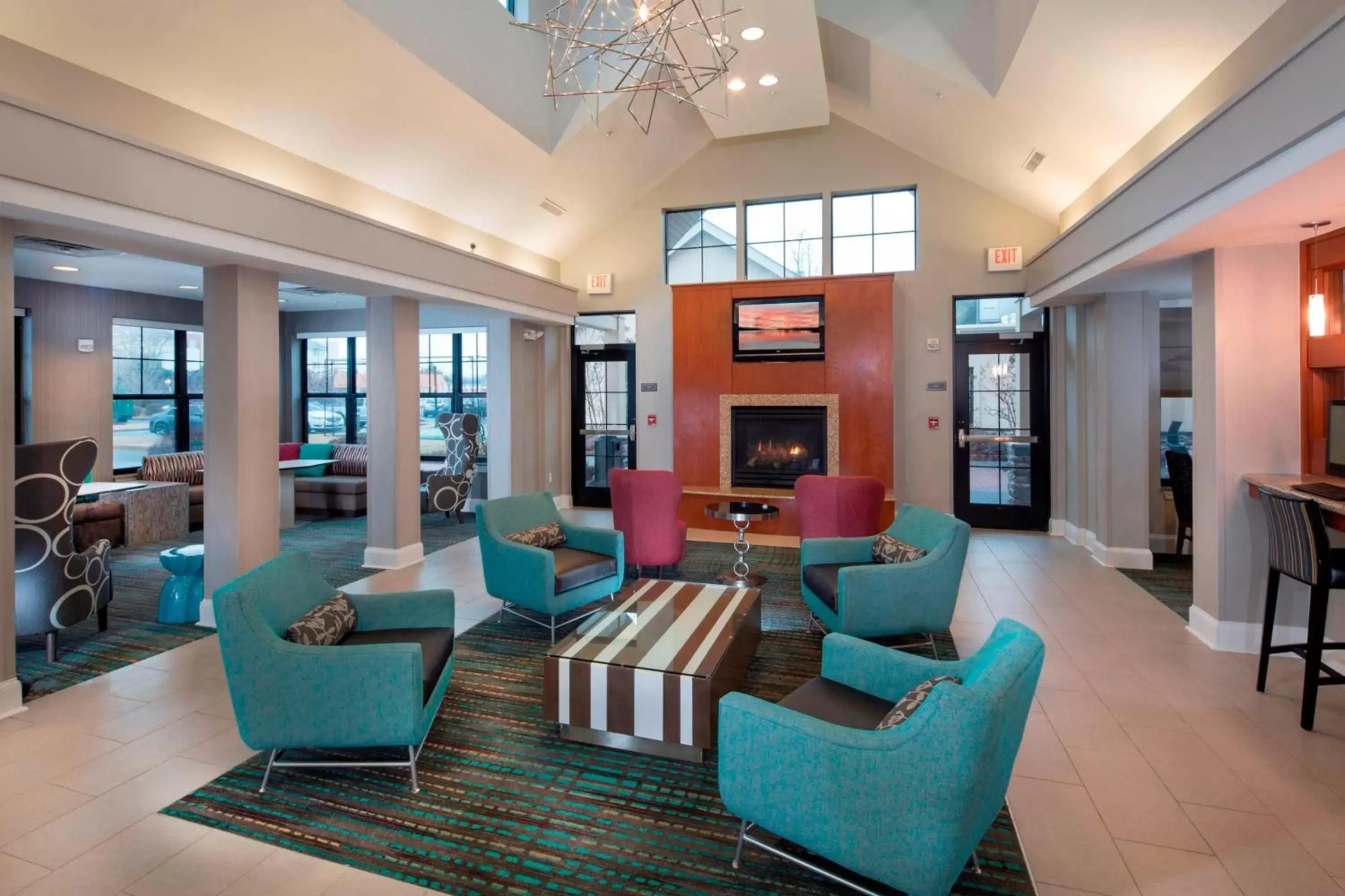 Lobby or reception, Lounge/Bar in Residence Inn Dover