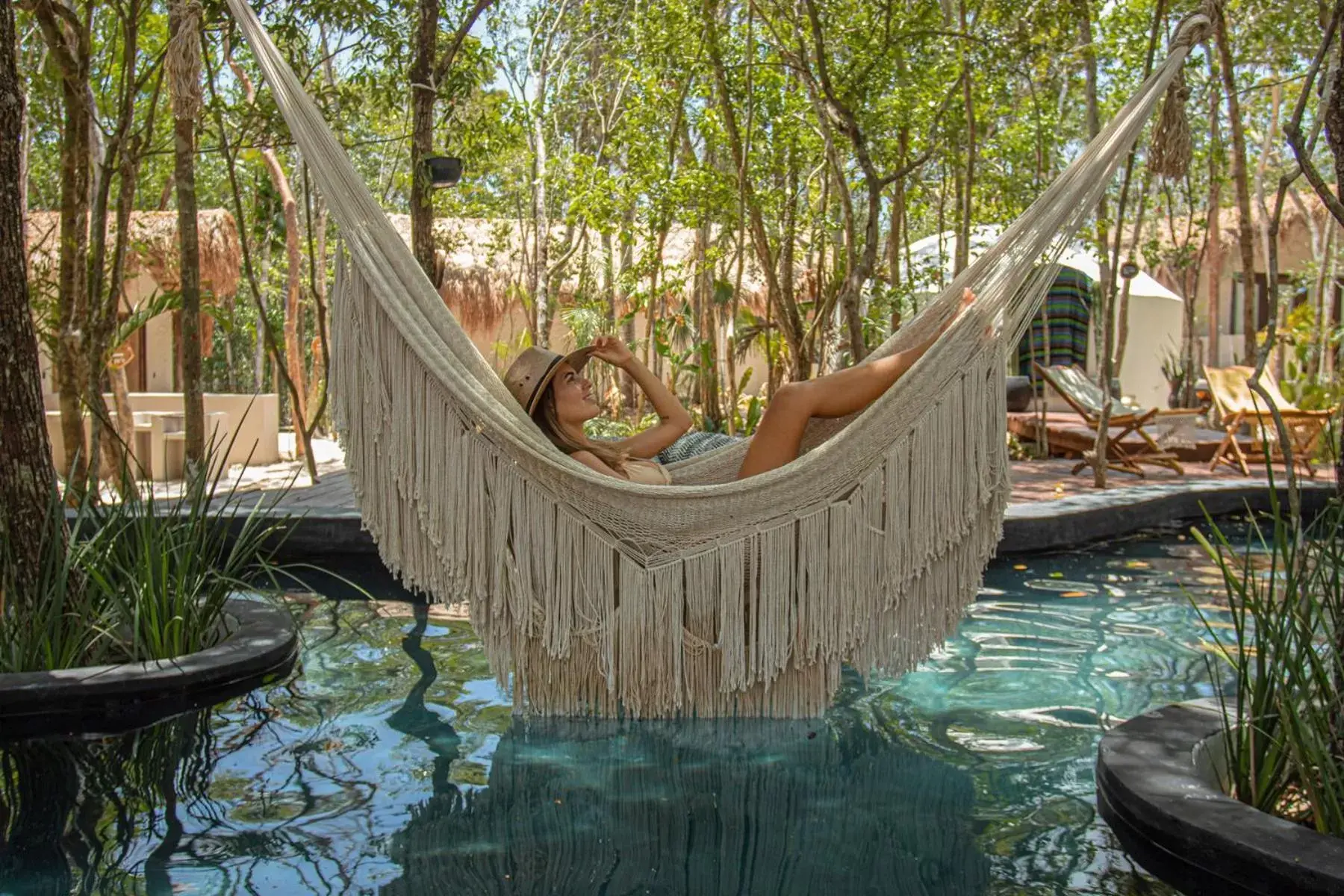 Swimming pool in The Yellow Nest Tulum