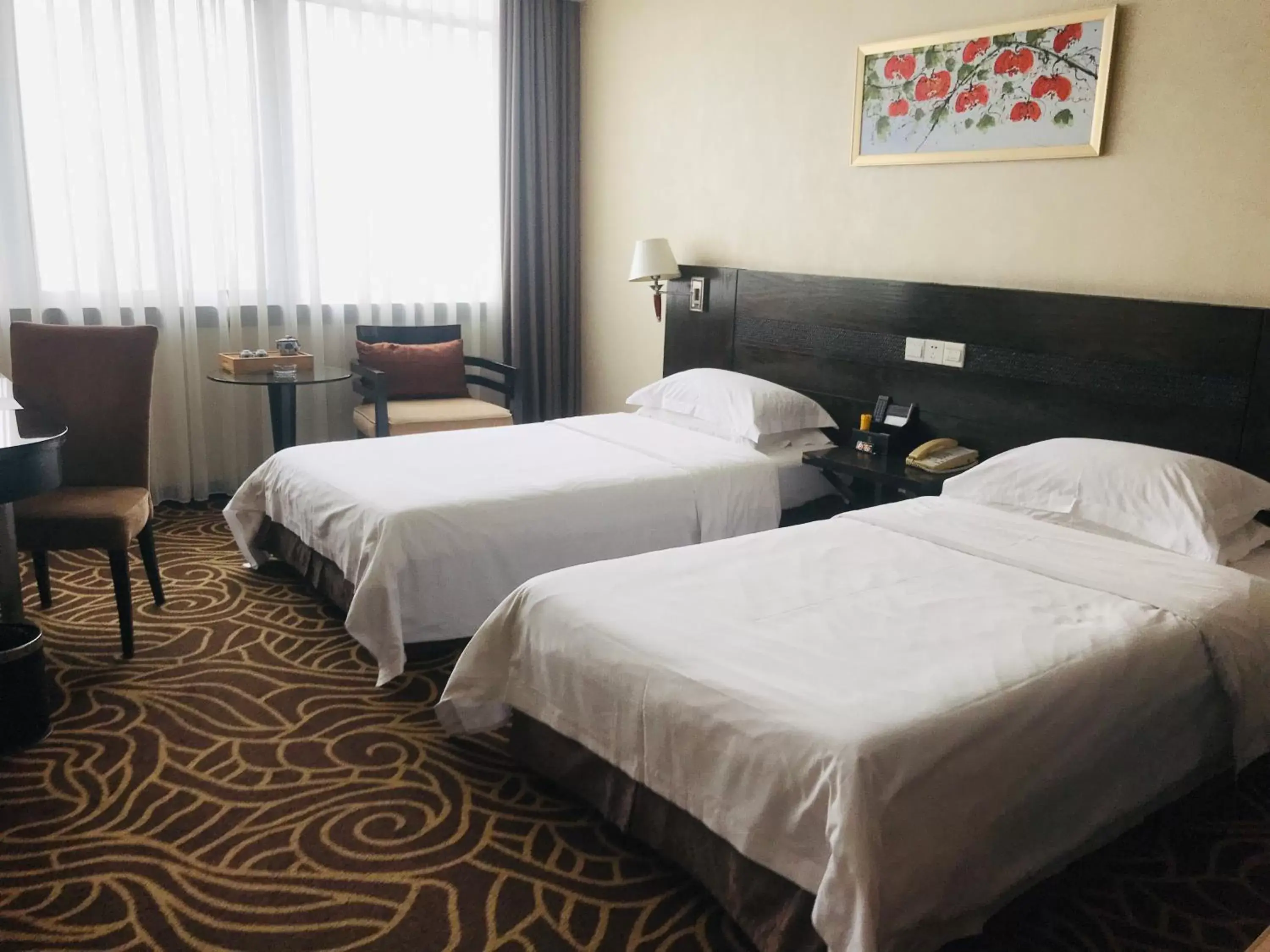 People, Bed in Hua Shi Hotel