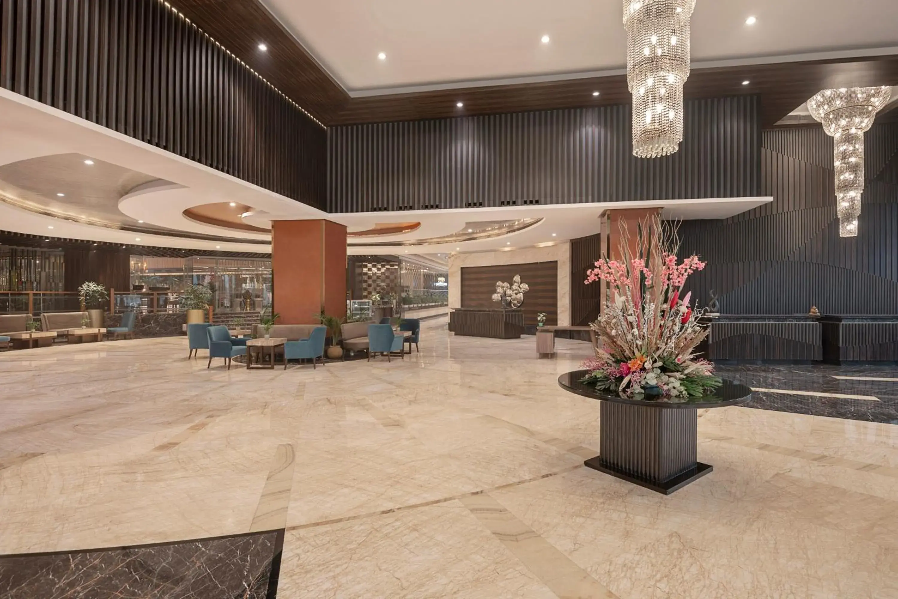 Lobby or reception, Lobby/Reception in Radisson Blu Kaushambi Delhi NCR