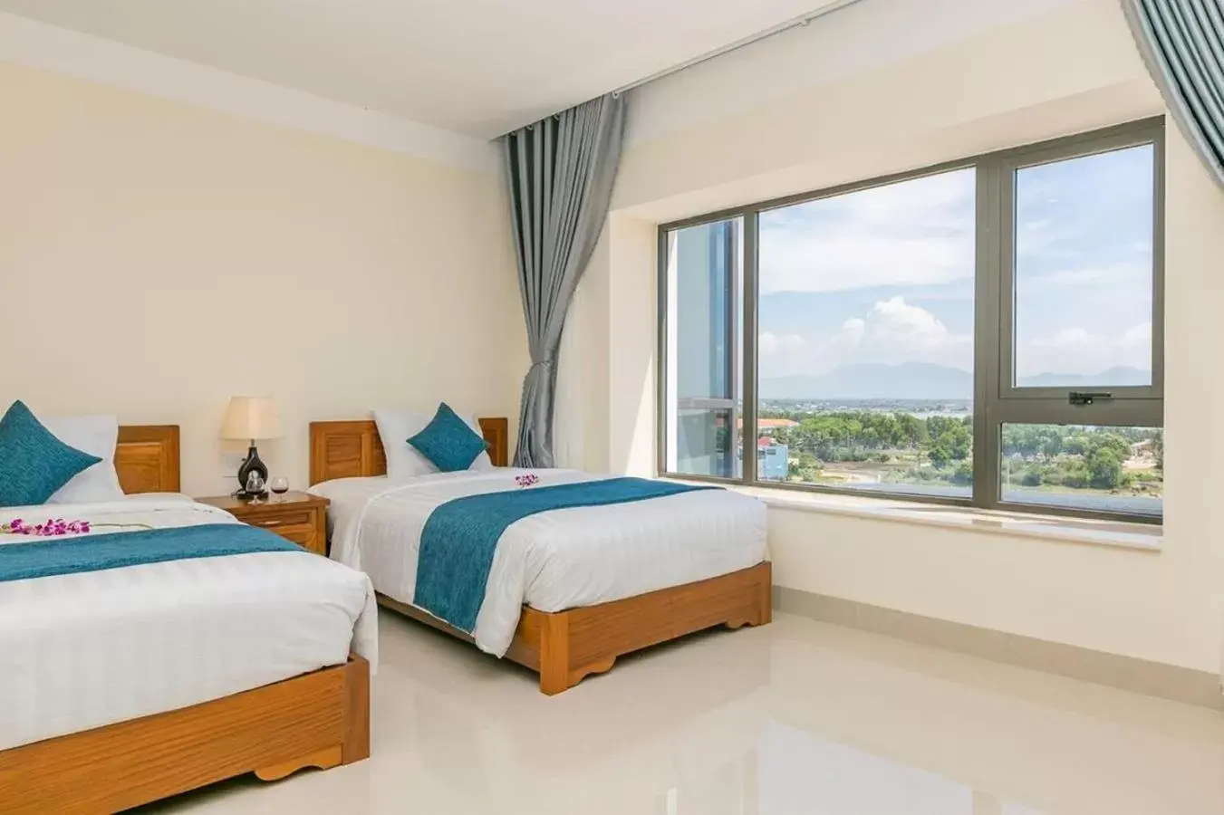 Bed in Navy Hotel Cam Ranh