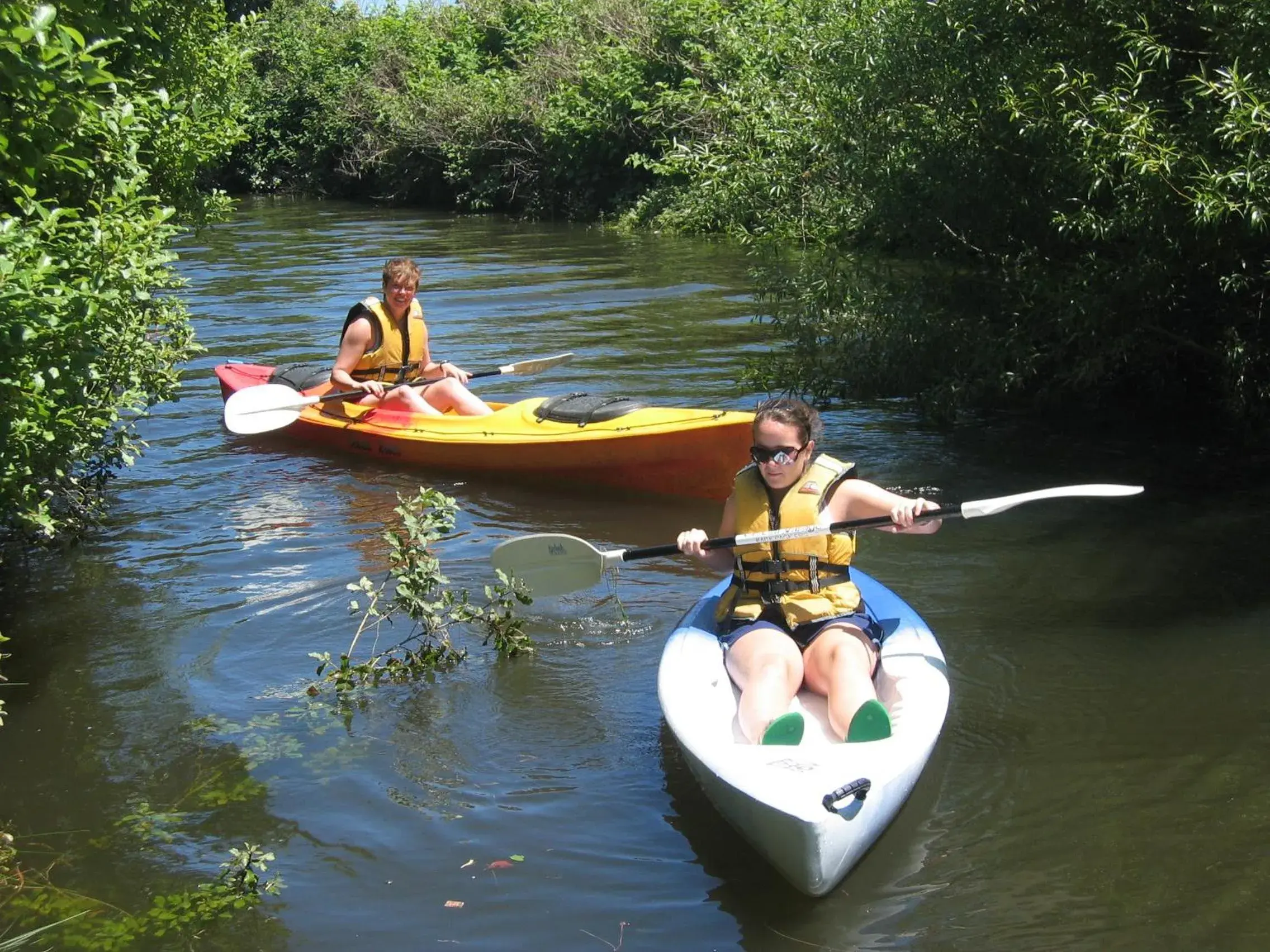 Day, Canoeing in Global Village Travellers Lodge