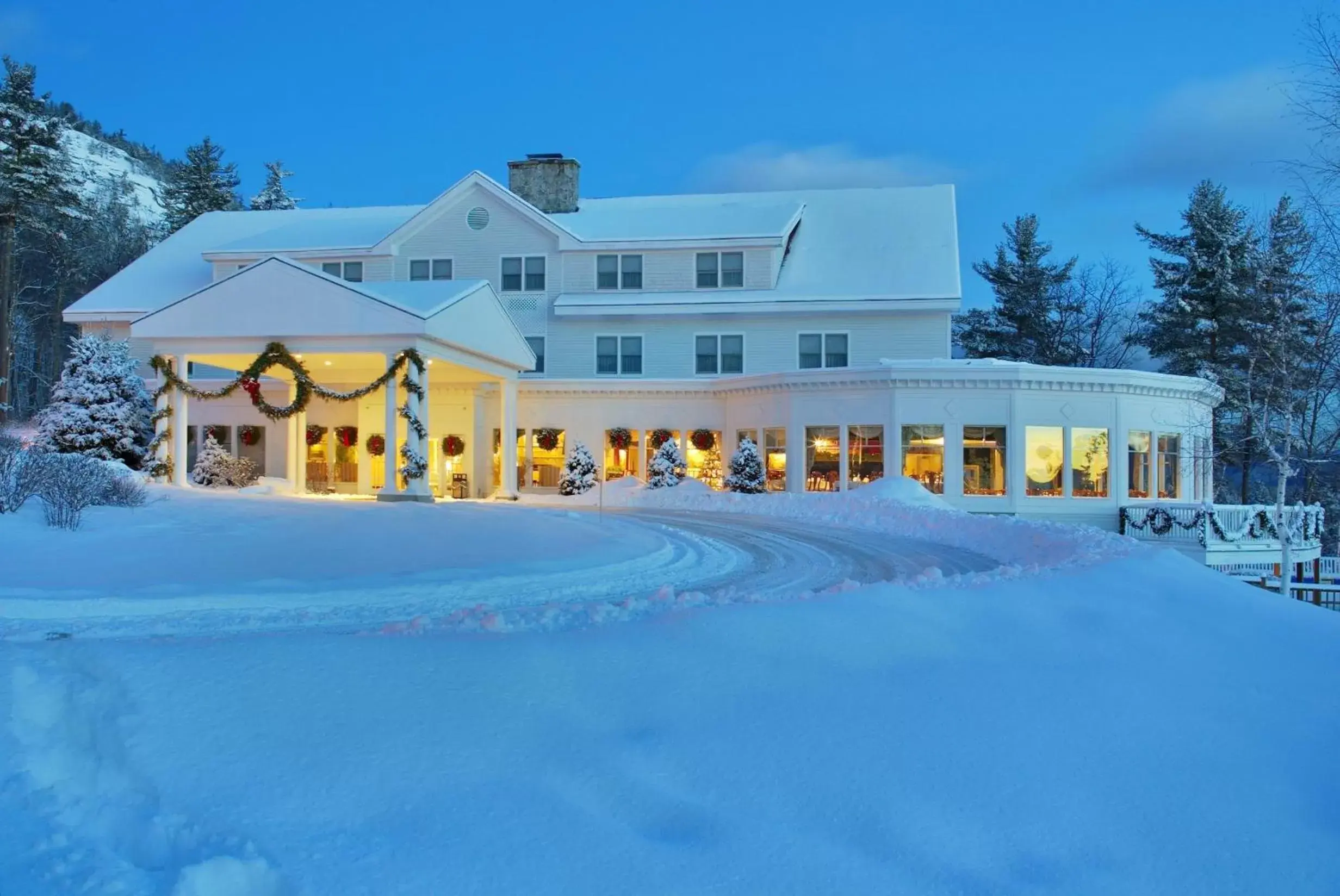 Winter in White Mountain Hotel and Resort