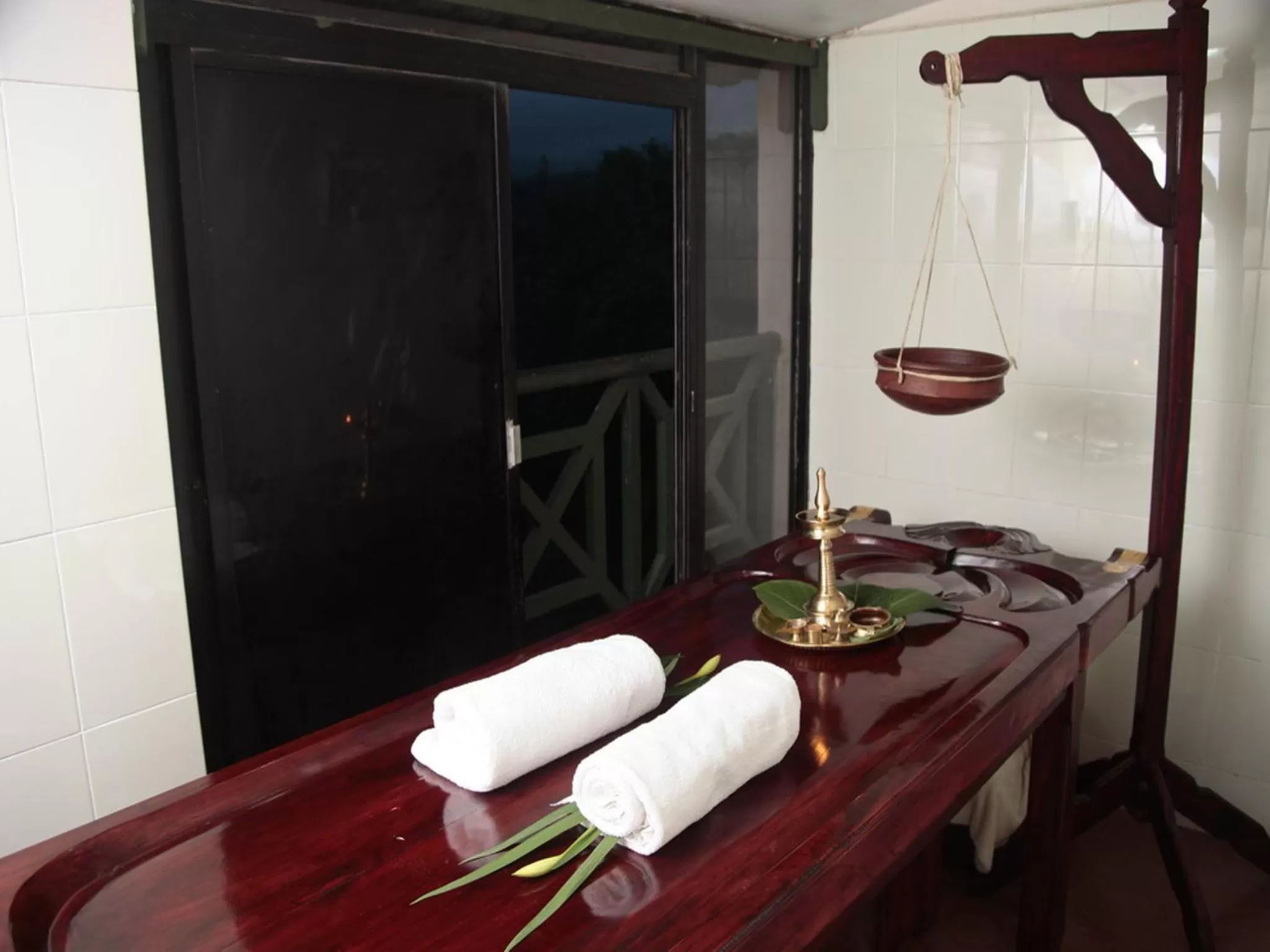 Decorative detail in Abad Copper Castle Resort