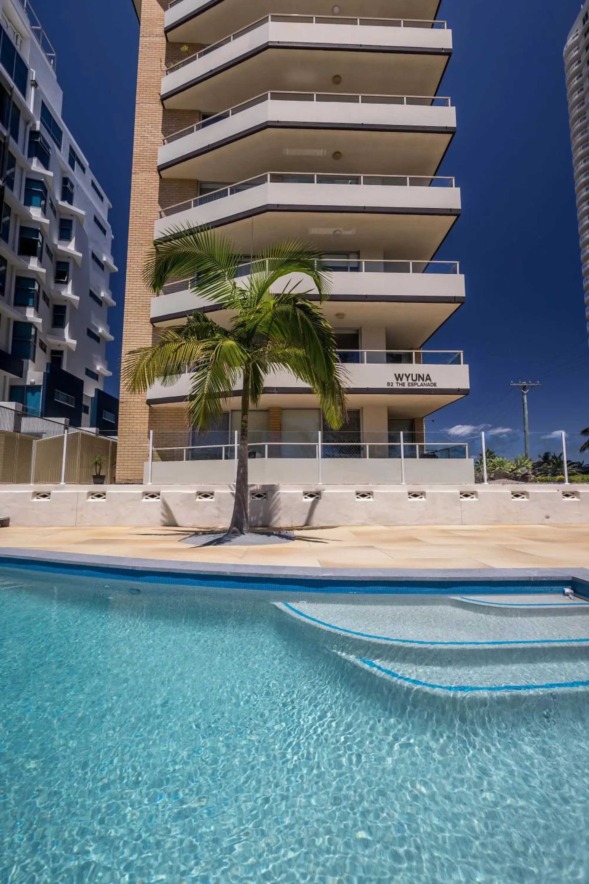 Swimming pool in Wyuna Beachfront Holiday Apartments