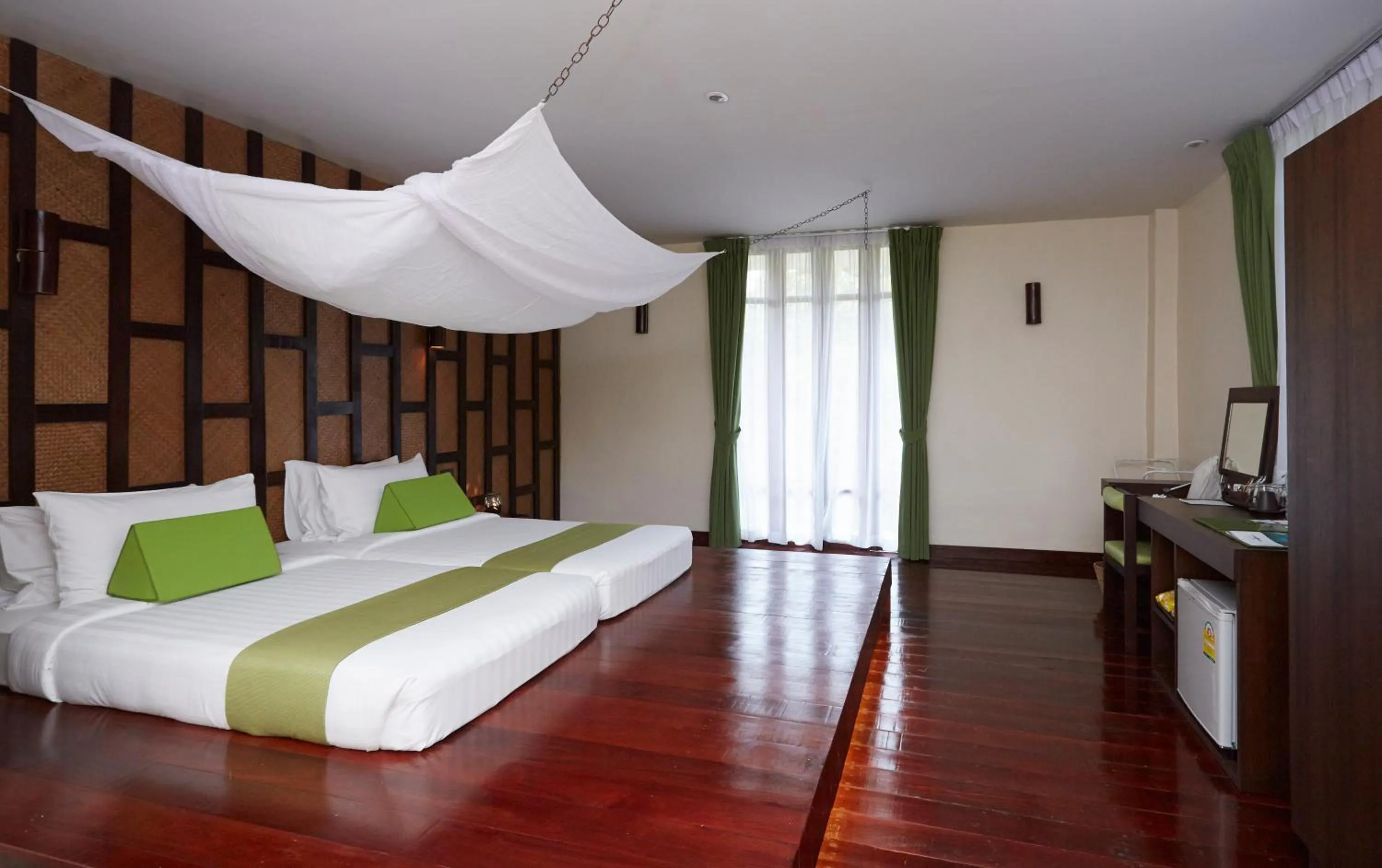 Bed in Wareerak Hot Spring & Wellness- SHA Extra Plus