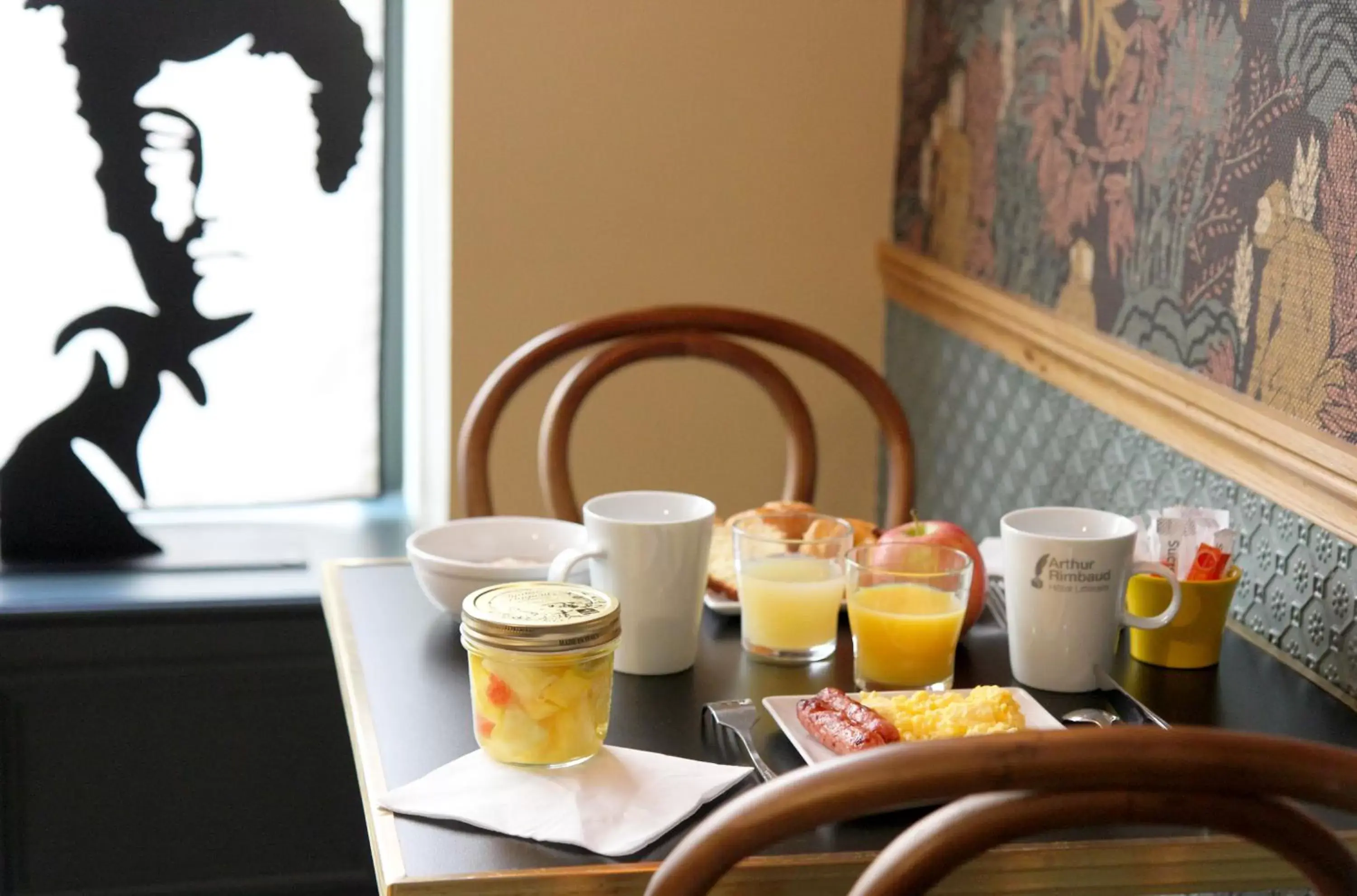 Buffet breakfast in Hôtel Littéraire Arthur Rimbaud, BW Signature Collection