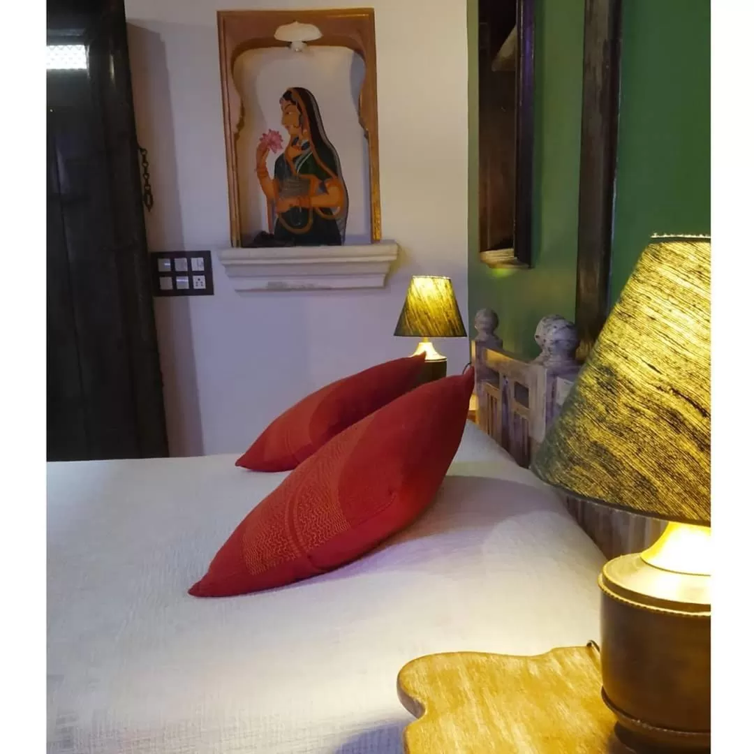 Bedroom, Bed in Deewanji Ni Haveli