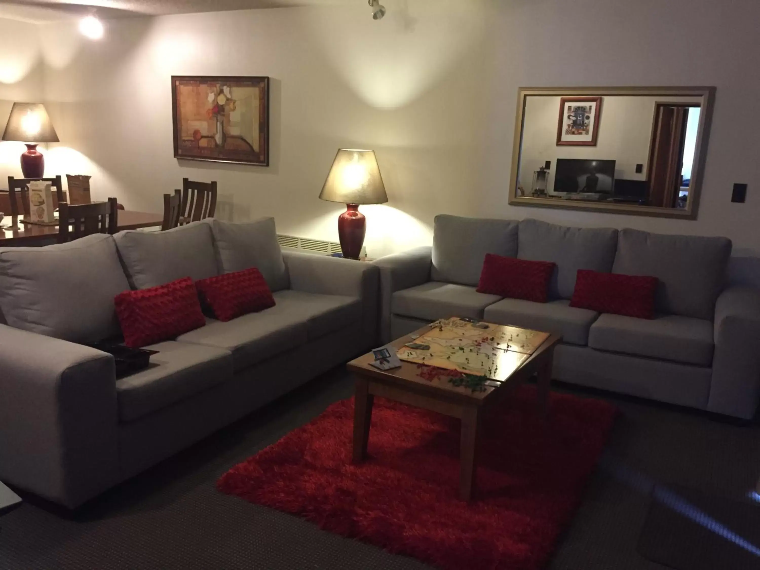 Living room, Seating Area in The Lofts Apartments