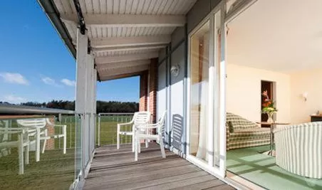 Day, Balcony/Terrace in Hotel am Waldbad
