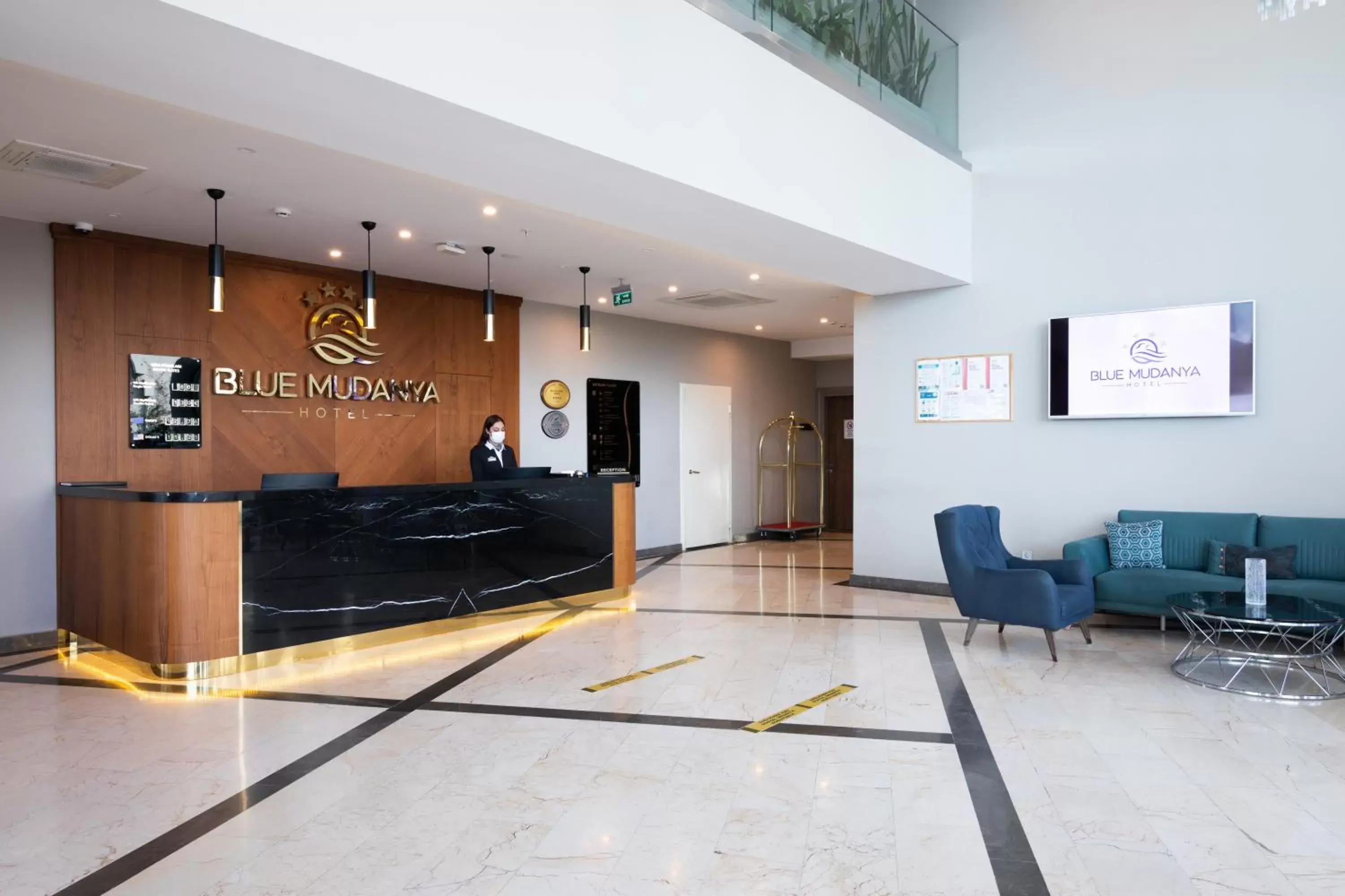Lobby or reception, Lobby/Reception in BLUE MUDANYA HOTEL