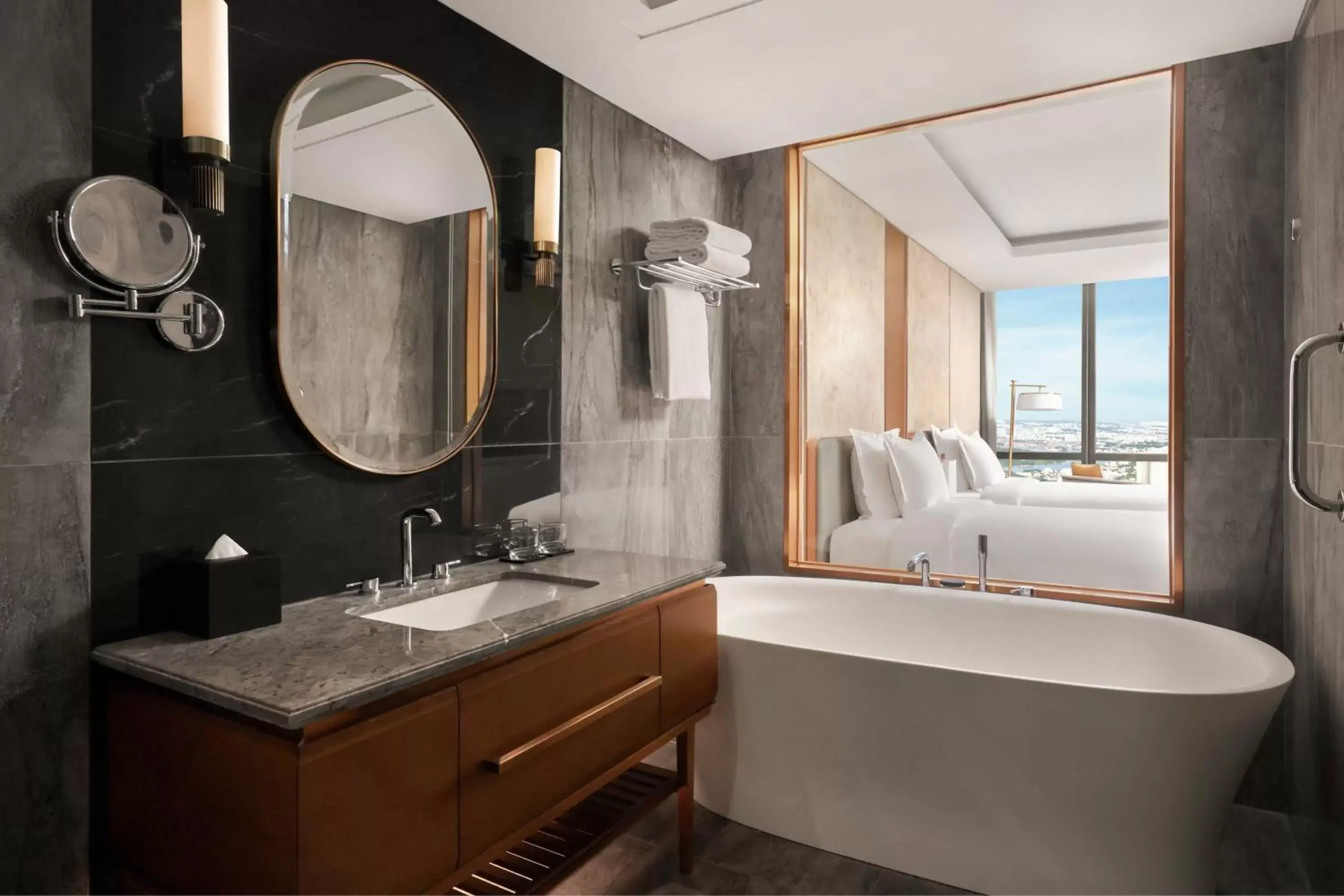 Bathroom in Vinpearl Landmark 81, Autograph Collection