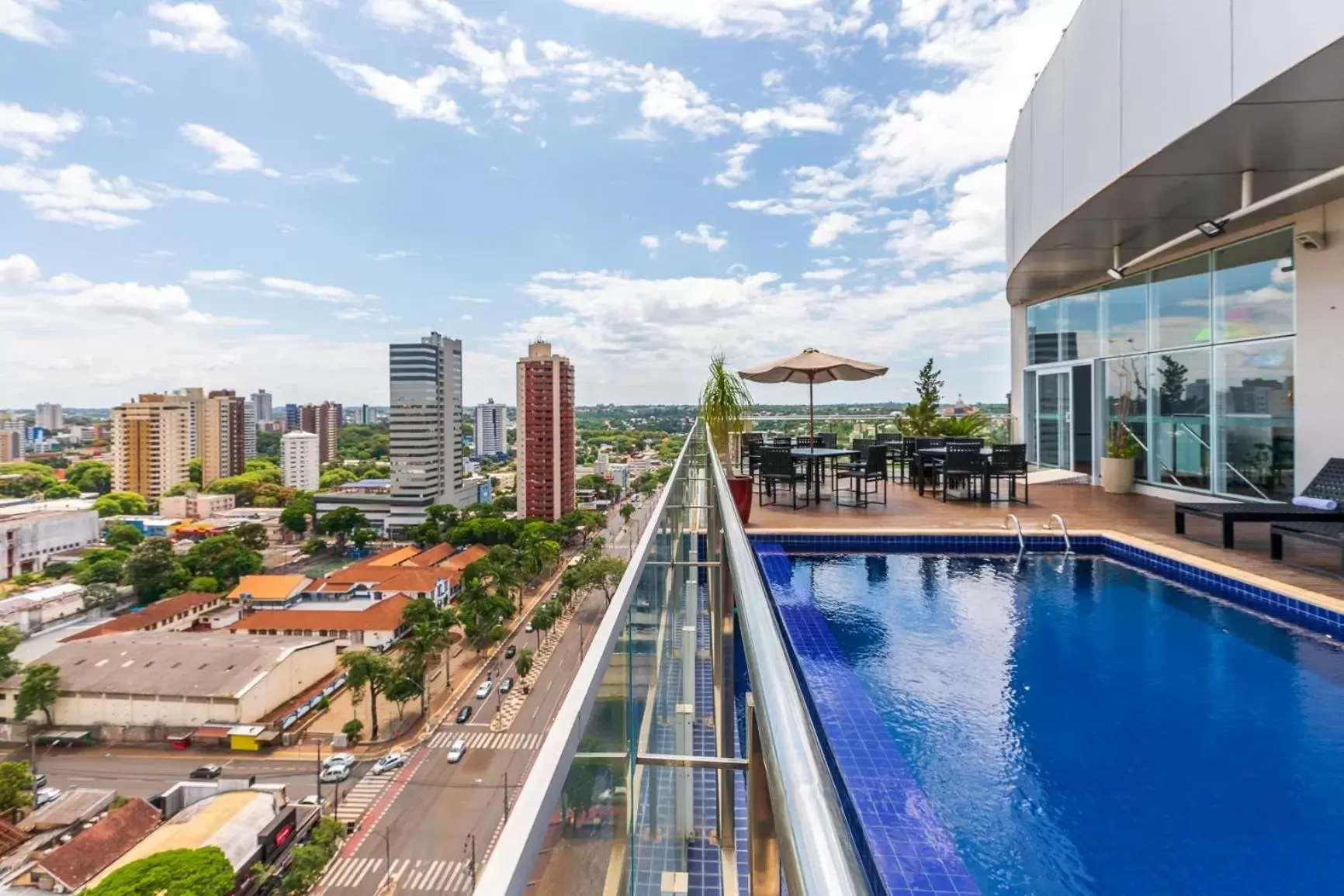 Pool view in Viale Tower Hotel