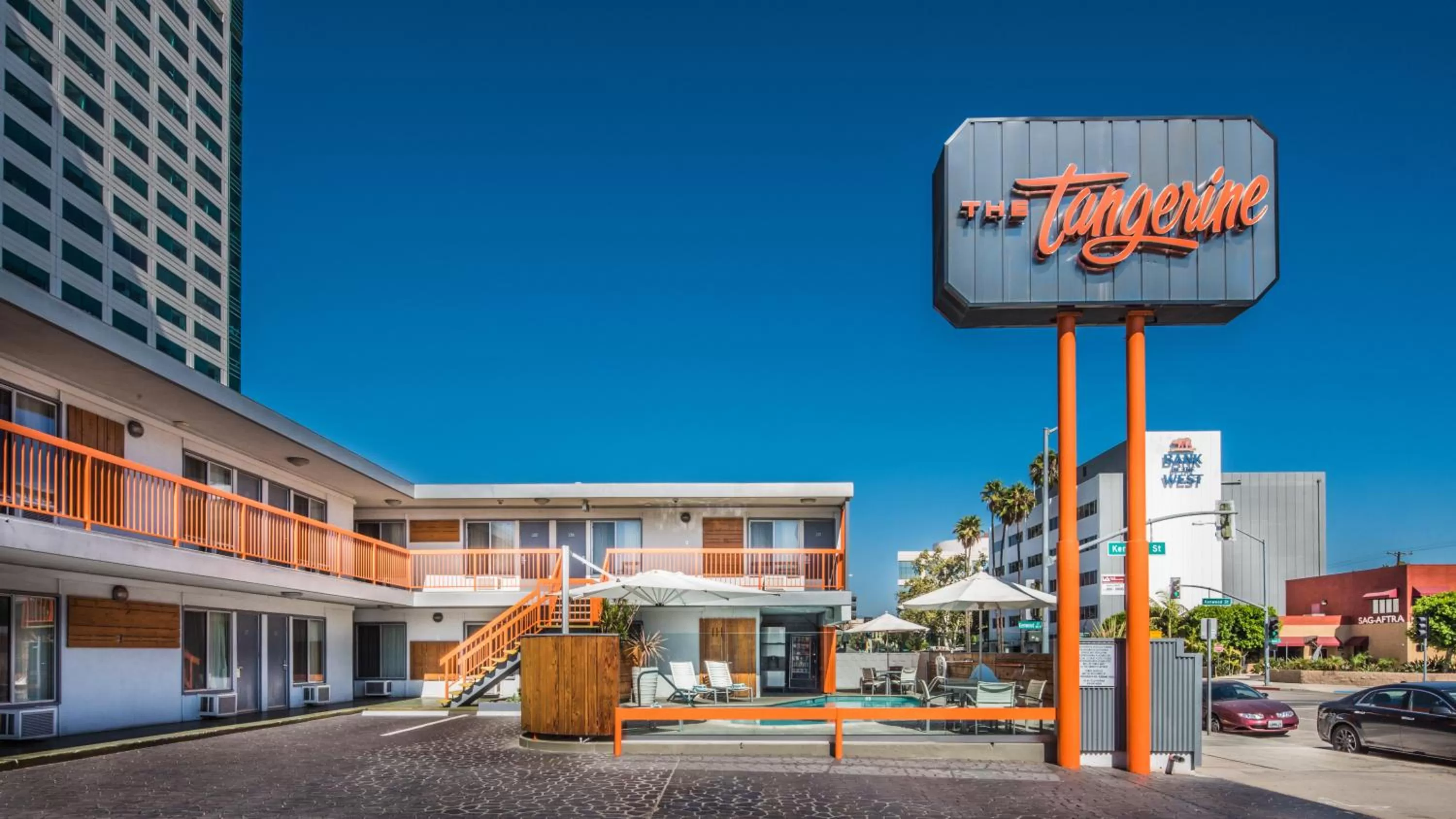 Property building in The Tangerine - a Burbank Hotel