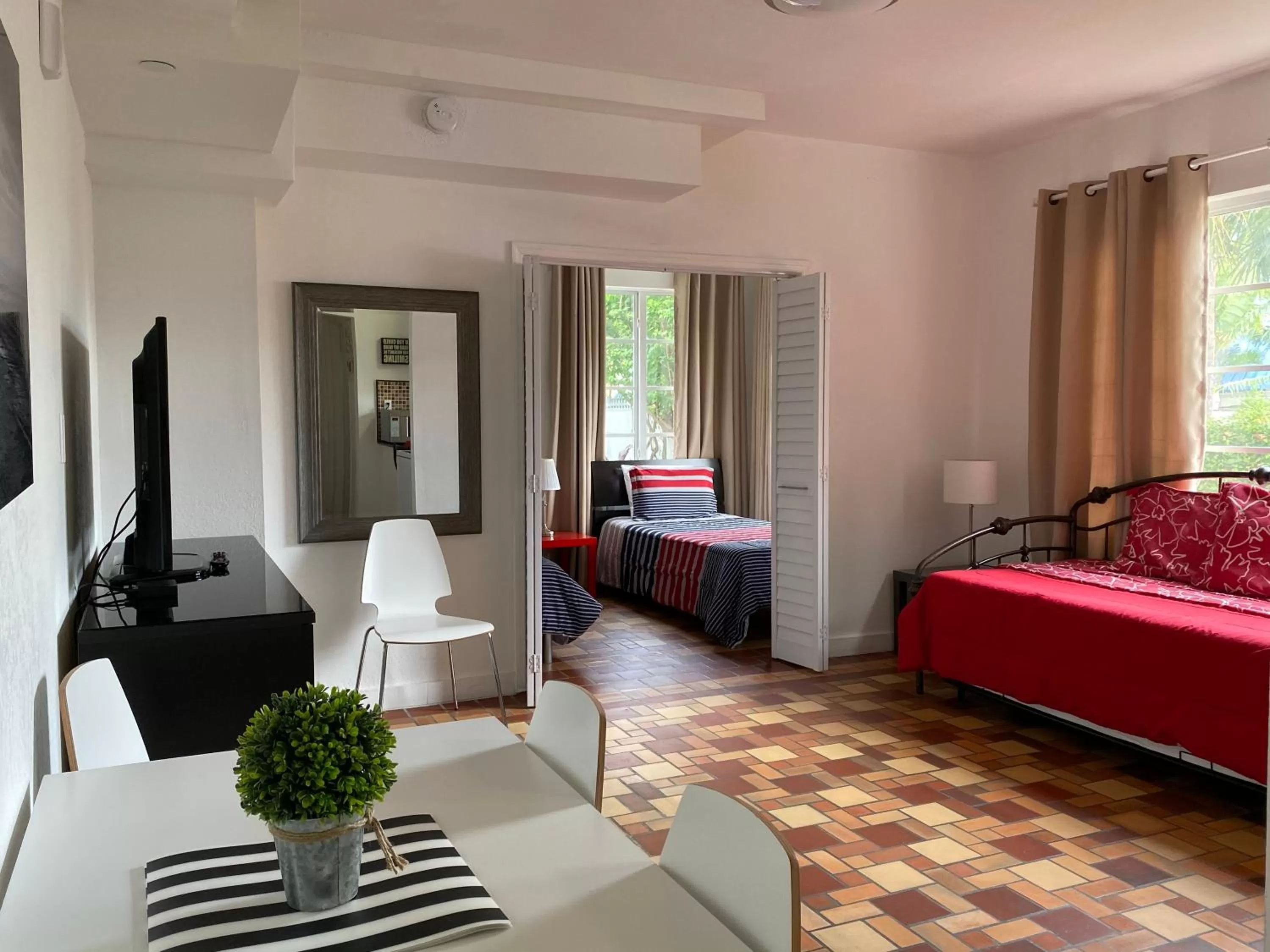 Bed in Harding Boutique Apartments