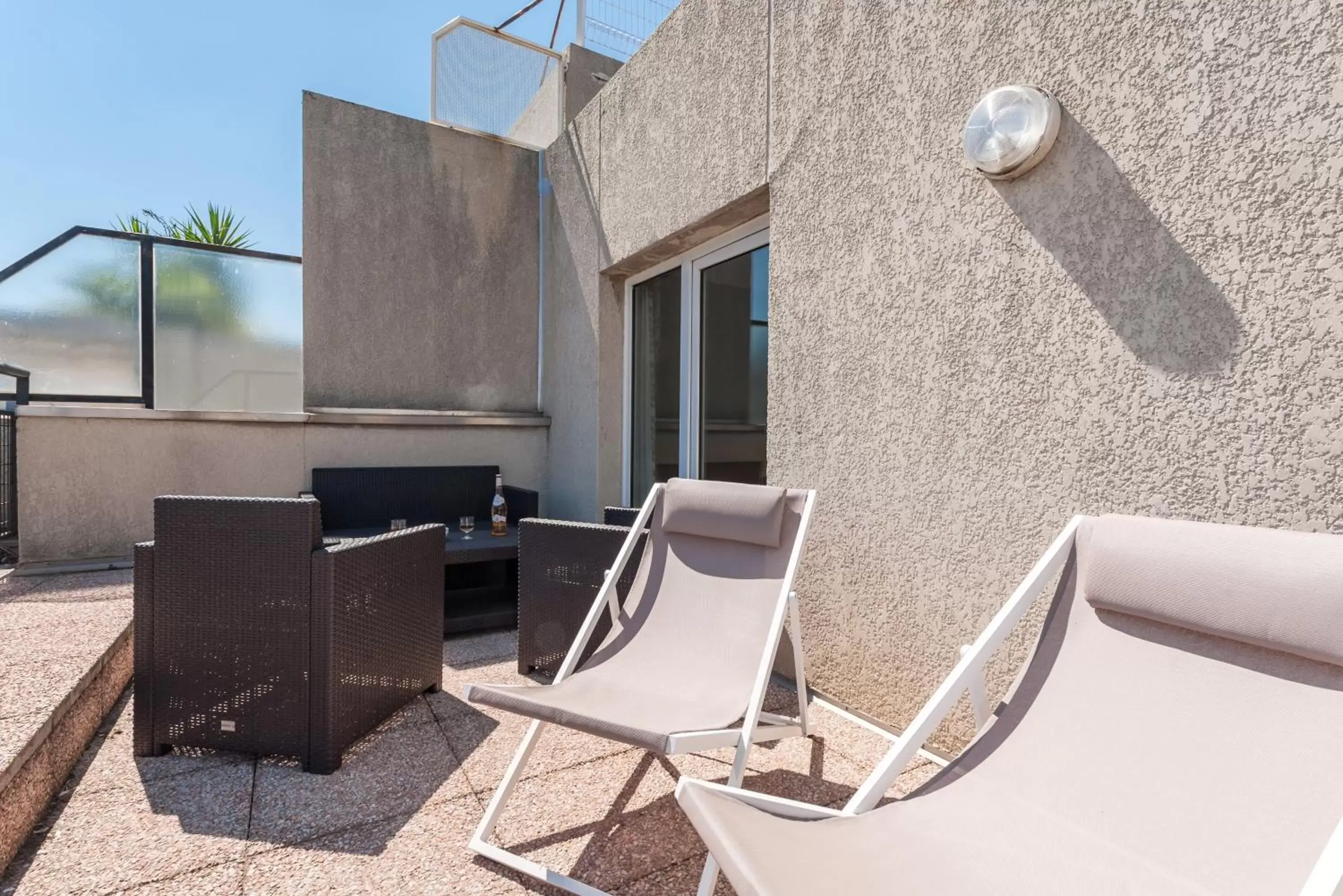 Patio in Residhotel Le Grand Prado