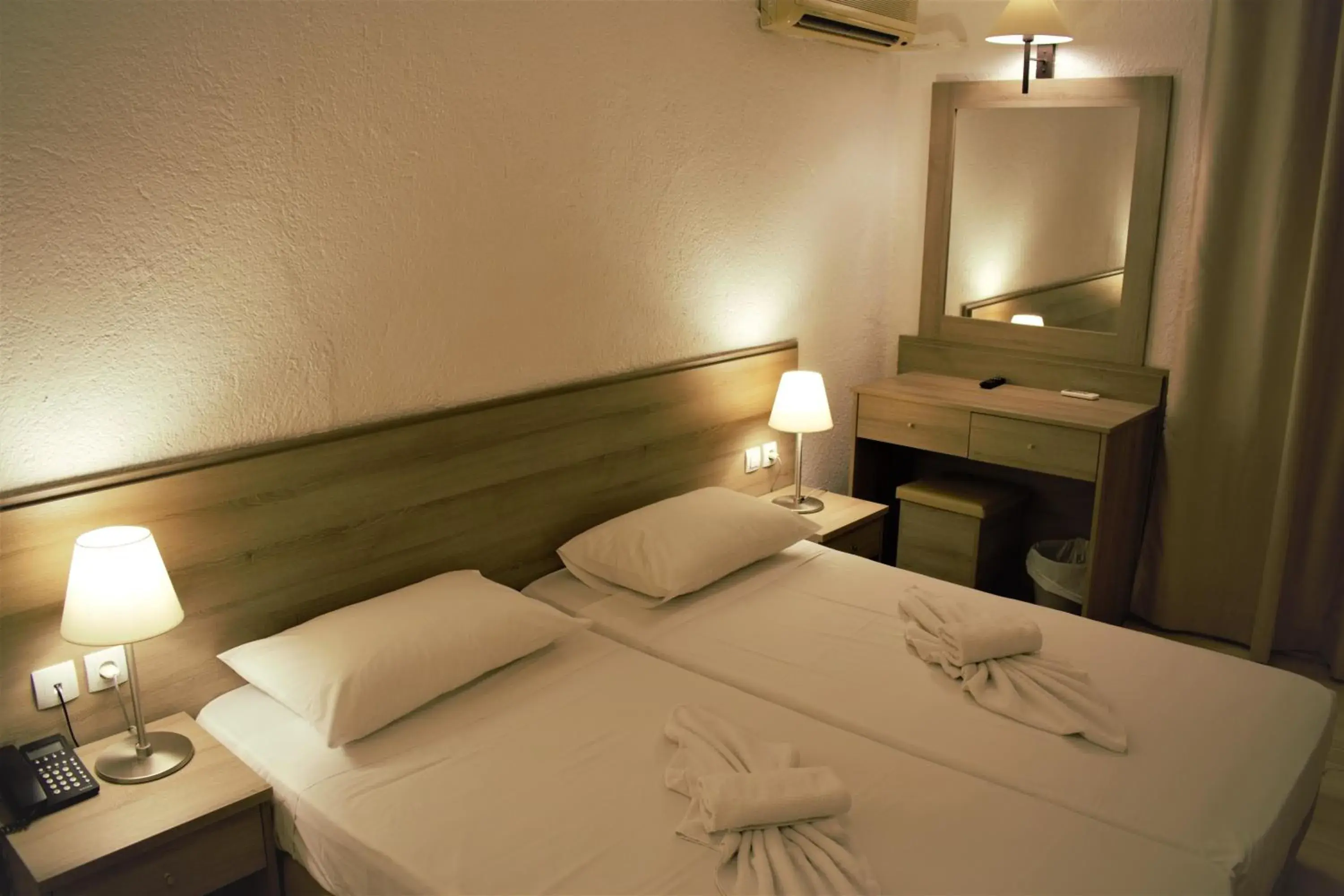 Bed in Apollon Hotel