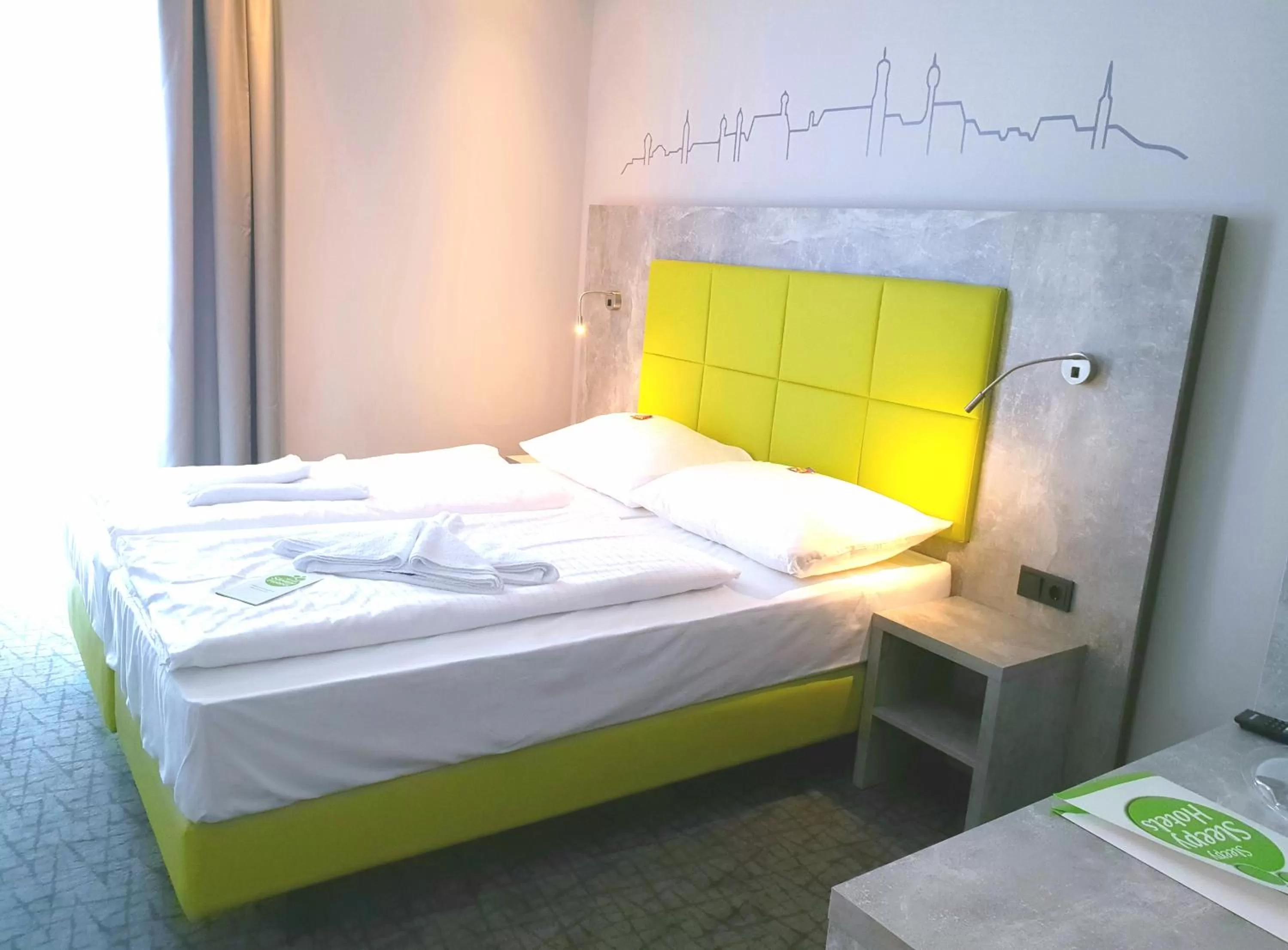 Photo of the whole room, Bed in SleepySleepy Hotel Dillingen