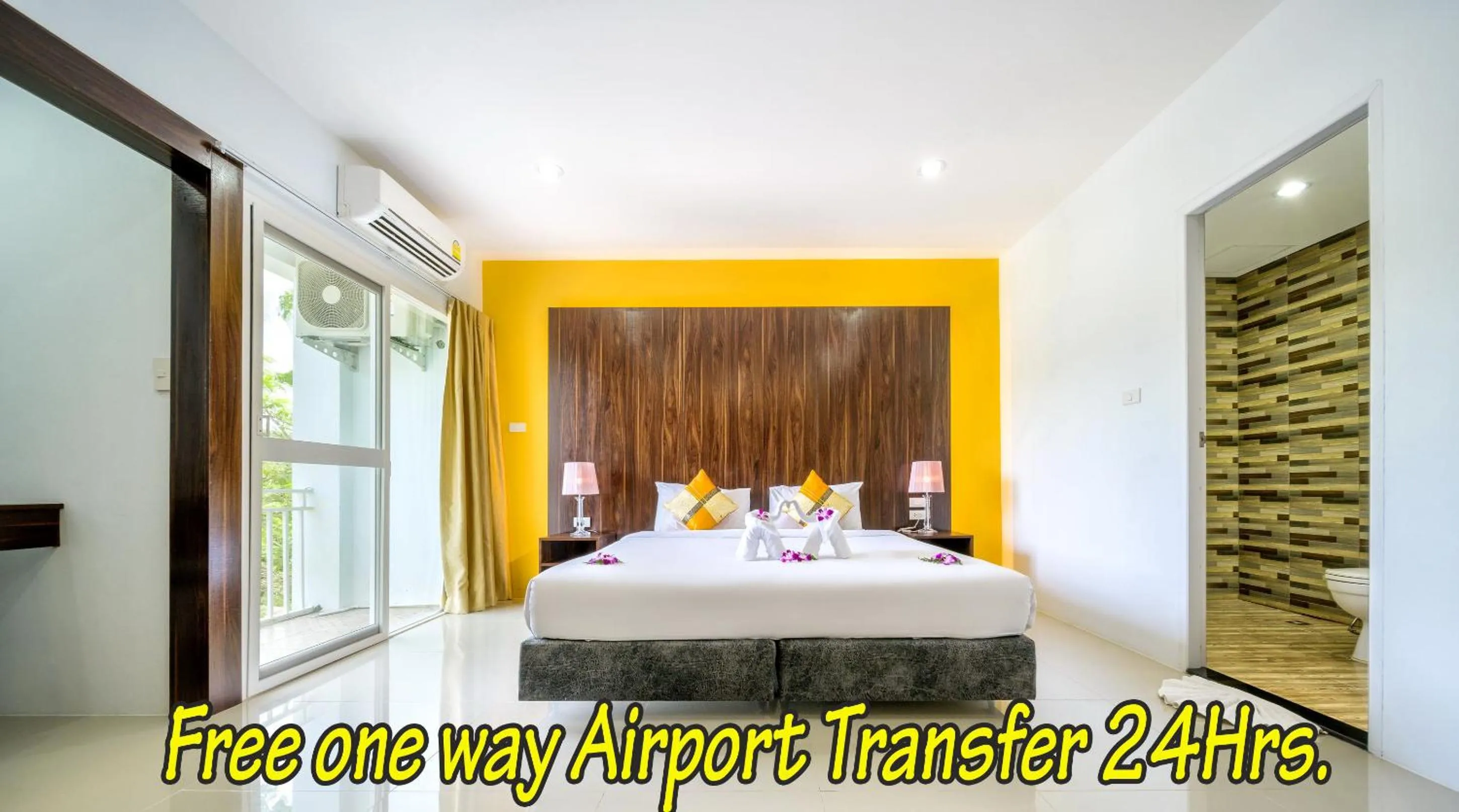 Bedroom, Bed in Naiyang Place - Phuket Airport