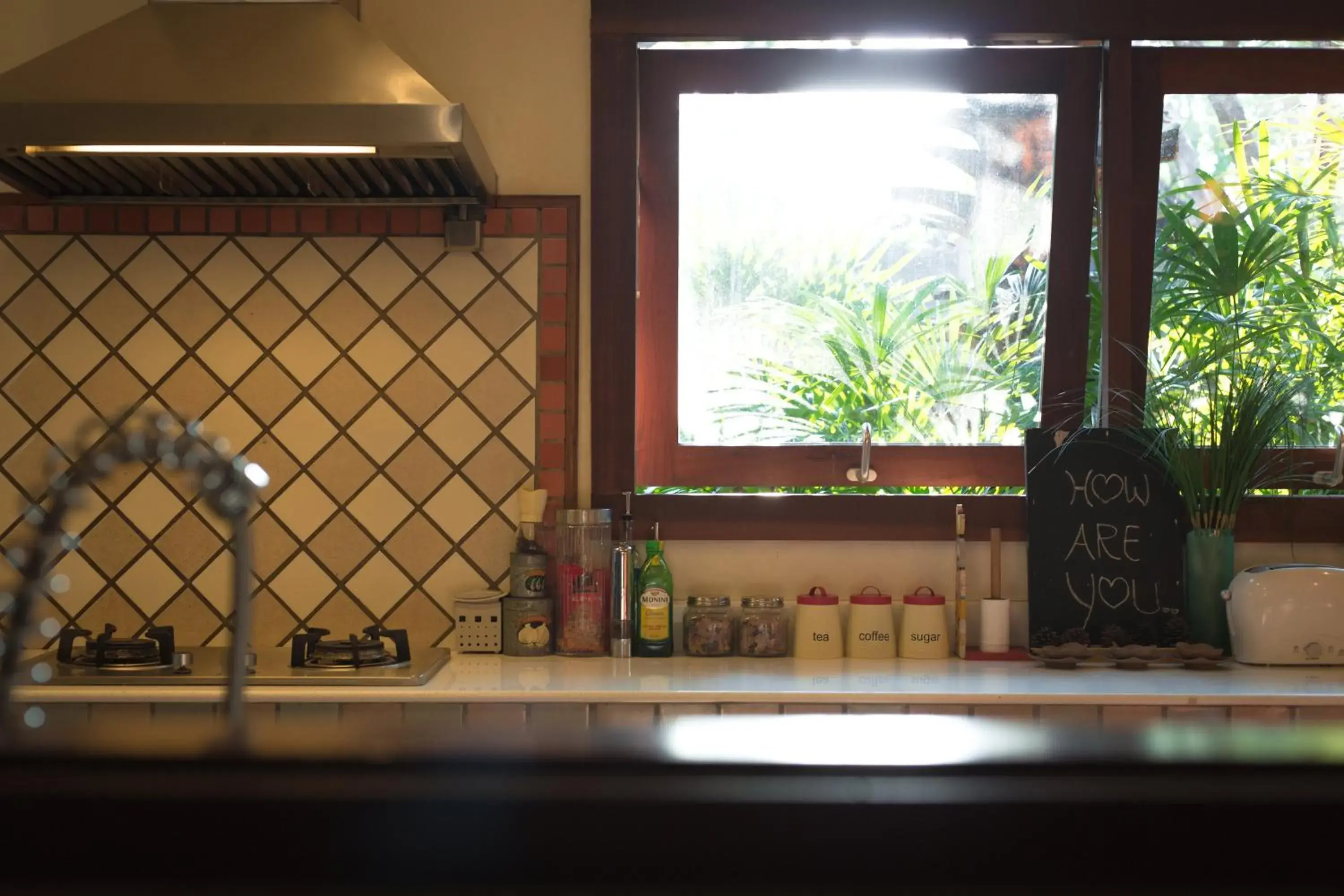 Kitchen or kitchenette in Teakwood villa