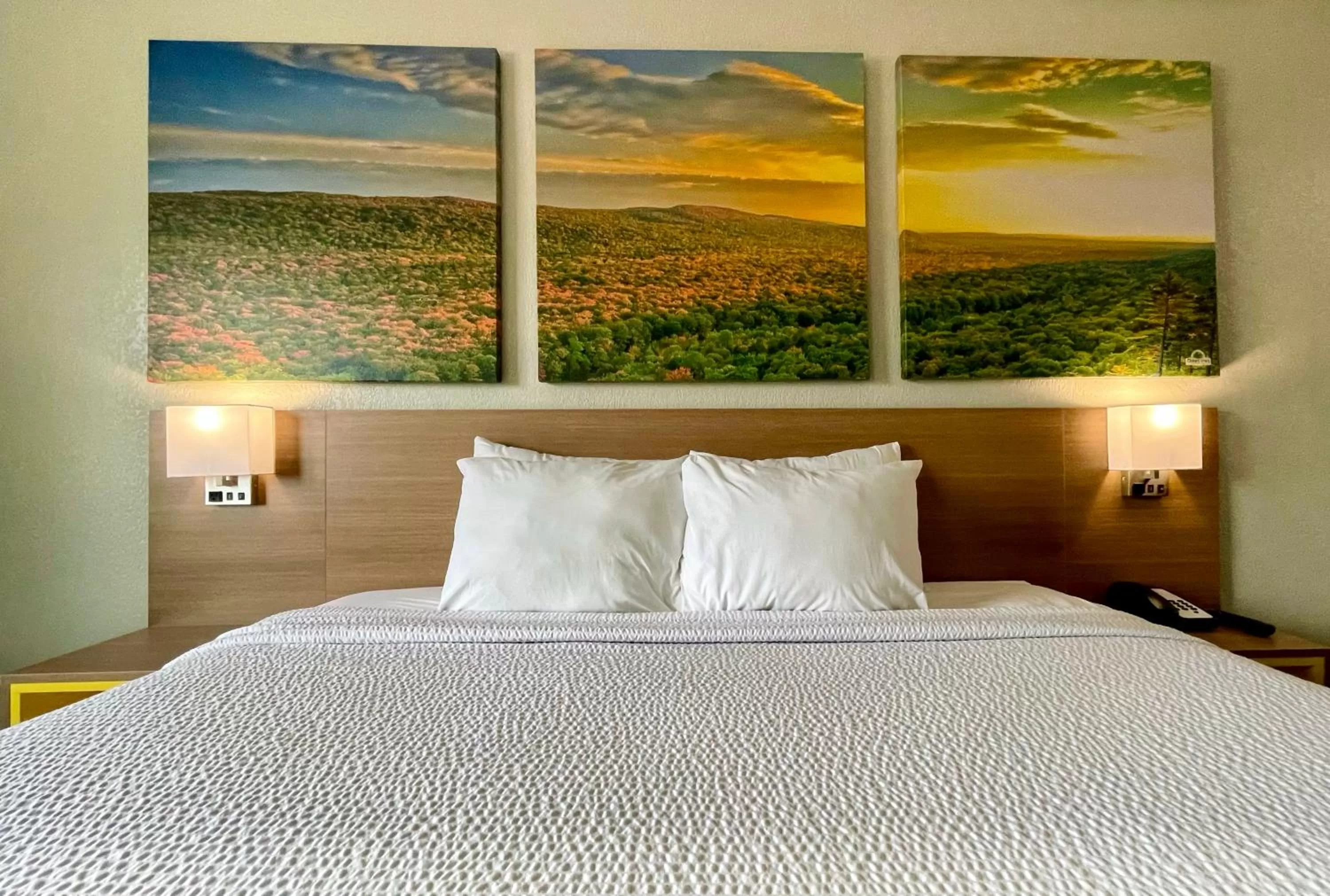 Bed in Days Inn by Wyndham Columbus IN